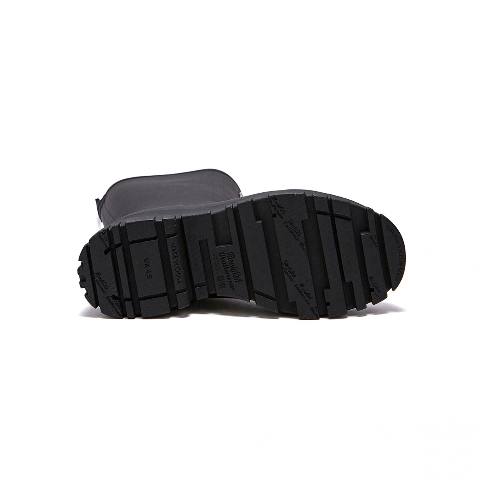FLATFORM RAIN BOOTS LONG - BLACK