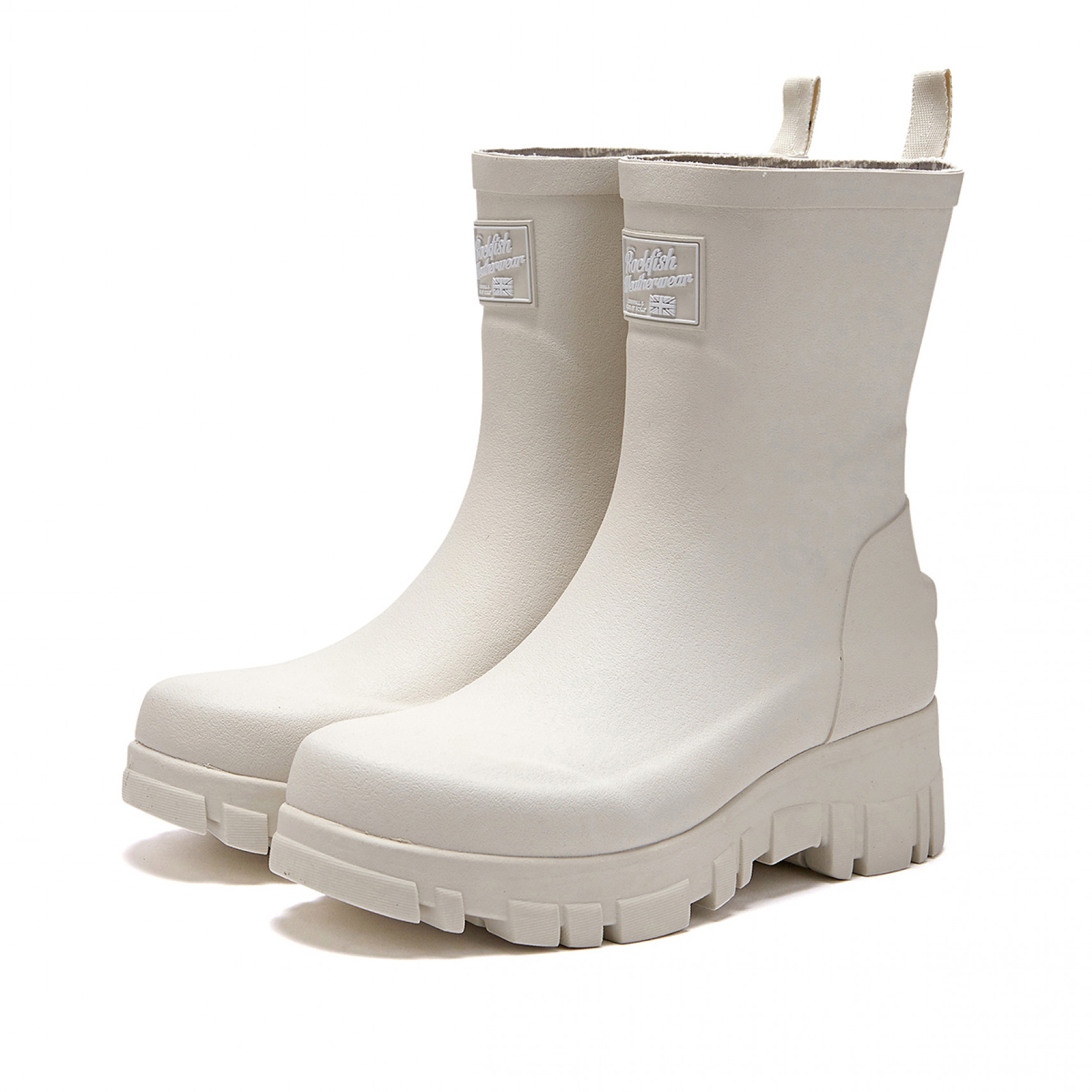 FLATFORM RAIN BOOTS MIDDLE - CREAM