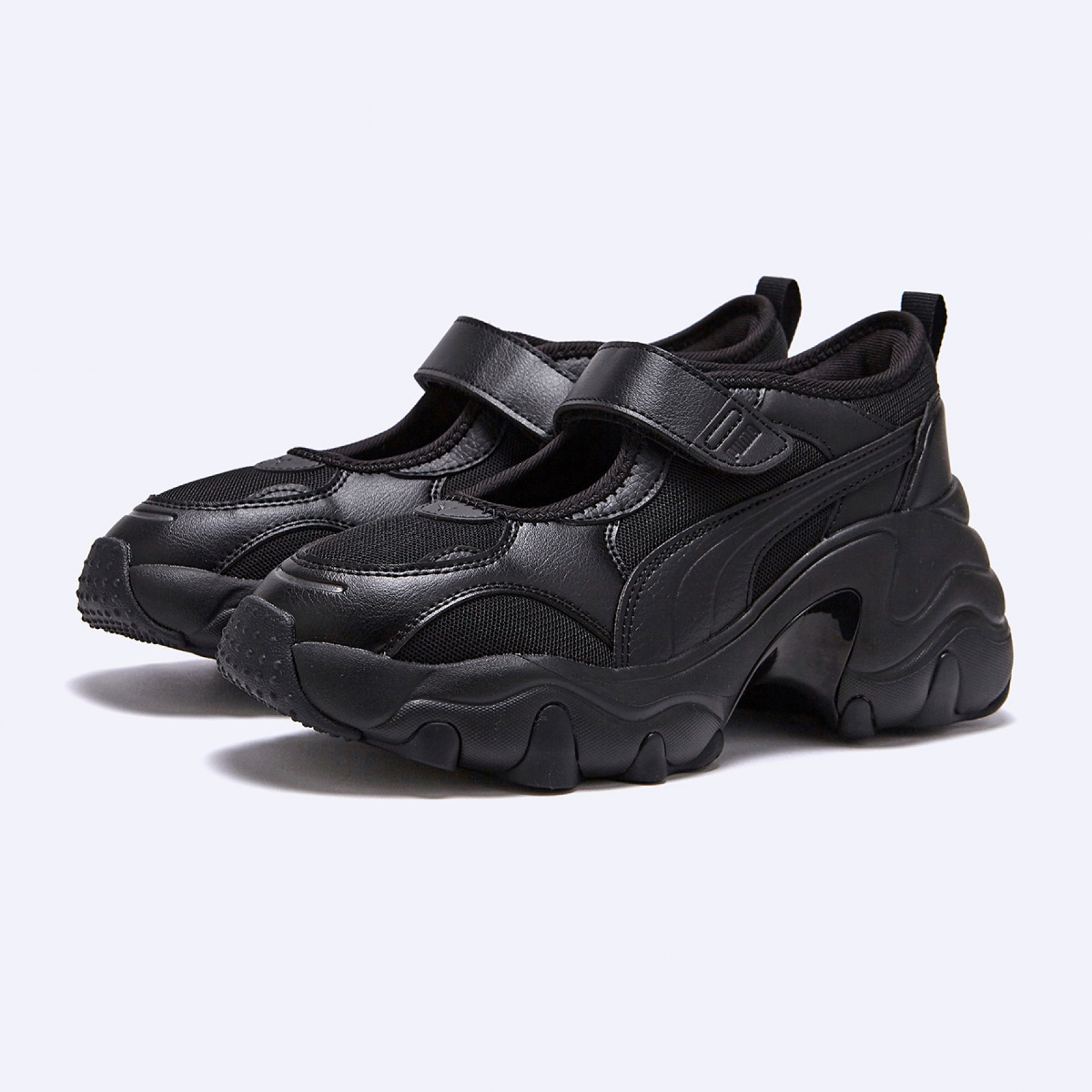 펄사 웨지 샌들 블랙 / 39867702