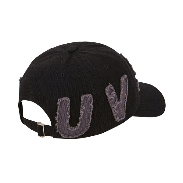 SUNLOVE Cut Off Capital Cap Black , SL243WHWBC02