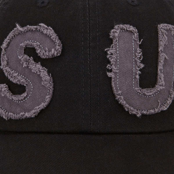 SUNLOVE☆Cut Off Capital Cap MUSINSA | SUNLOVE Cut Off Capital Cap Black