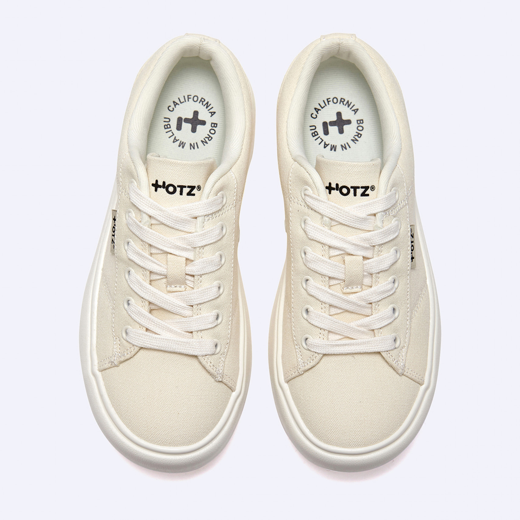 피스모어 플랫폼 스니커즈 아이보리 / FLOTEF3W04