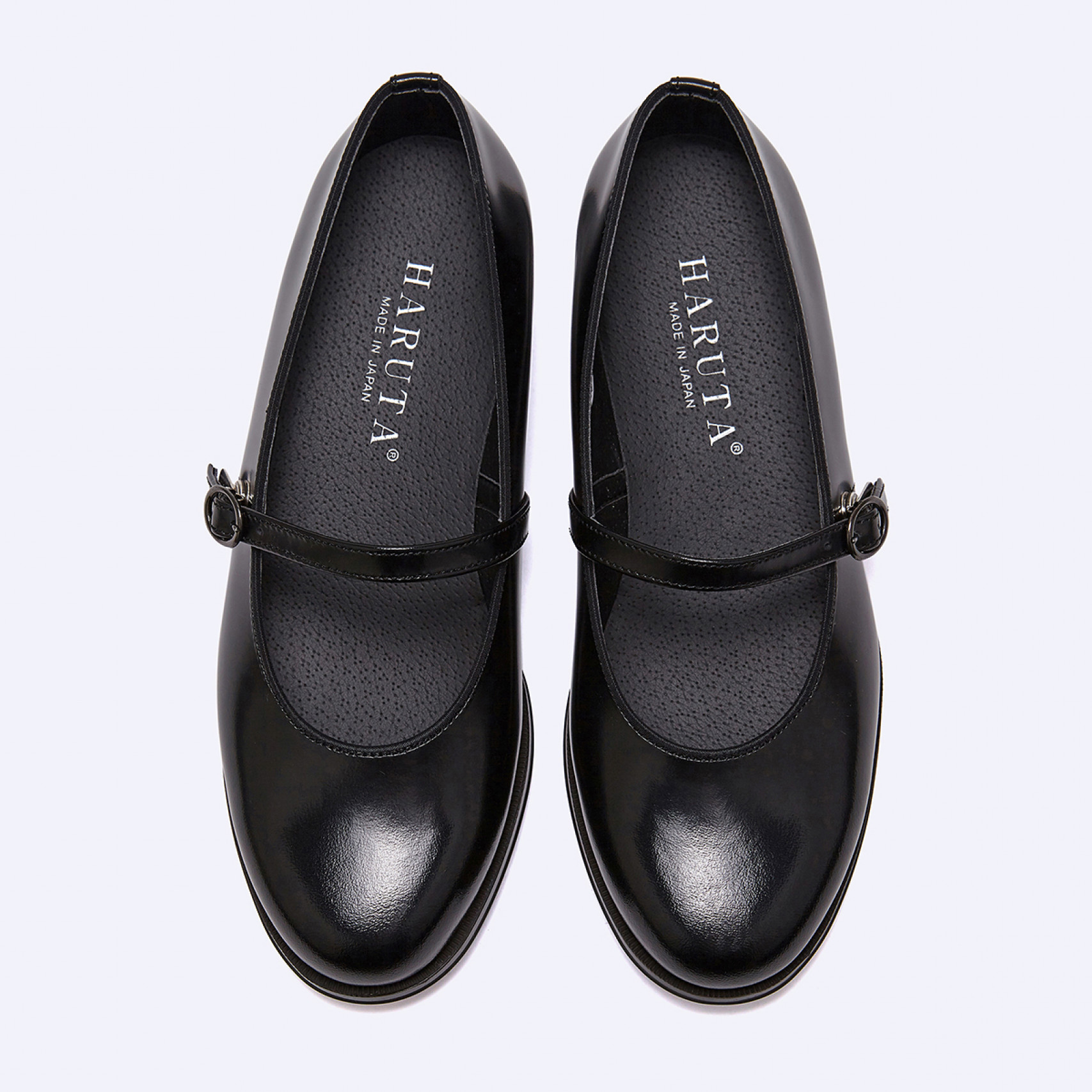 여성용 소가죽 레더 메리 제인 블랙 / SF341B-BLACK