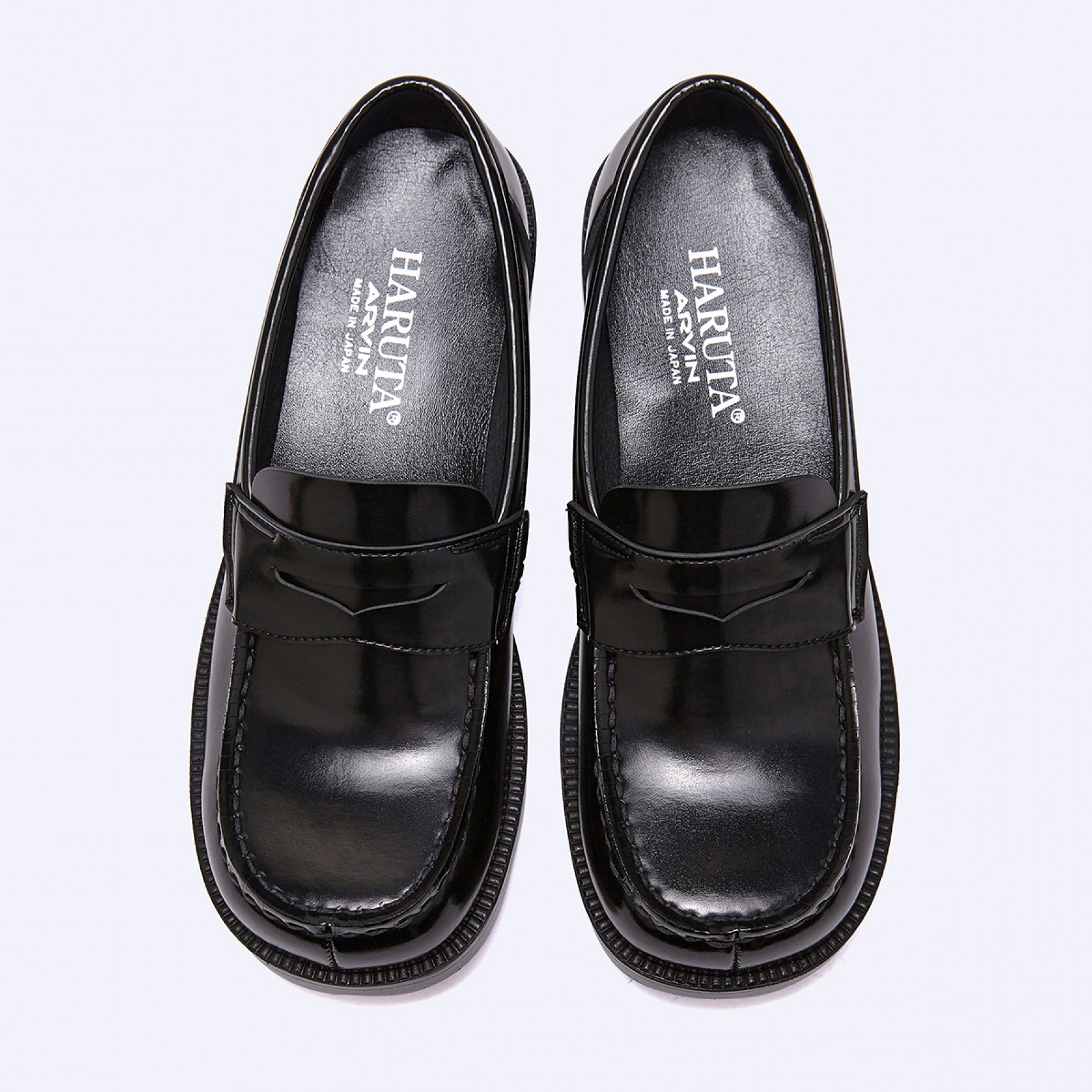 여성용 스퀘어토 페니로퍼 / 4900-BLACK