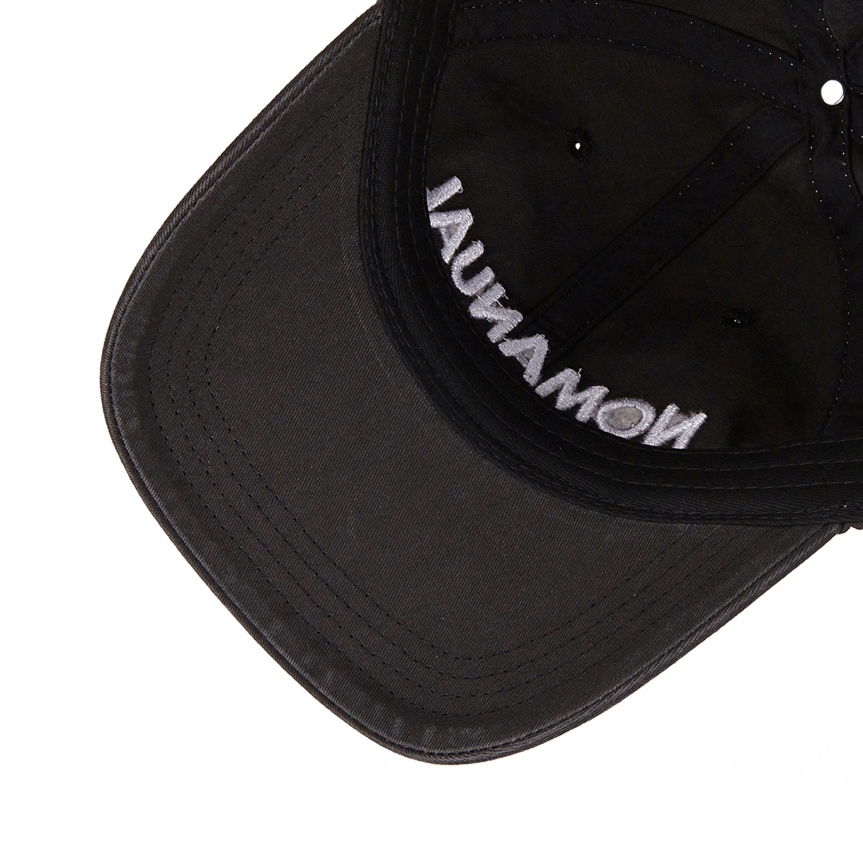 STITCHED BALL CAP - WASHED CHARCOAL / NM55HG03M1