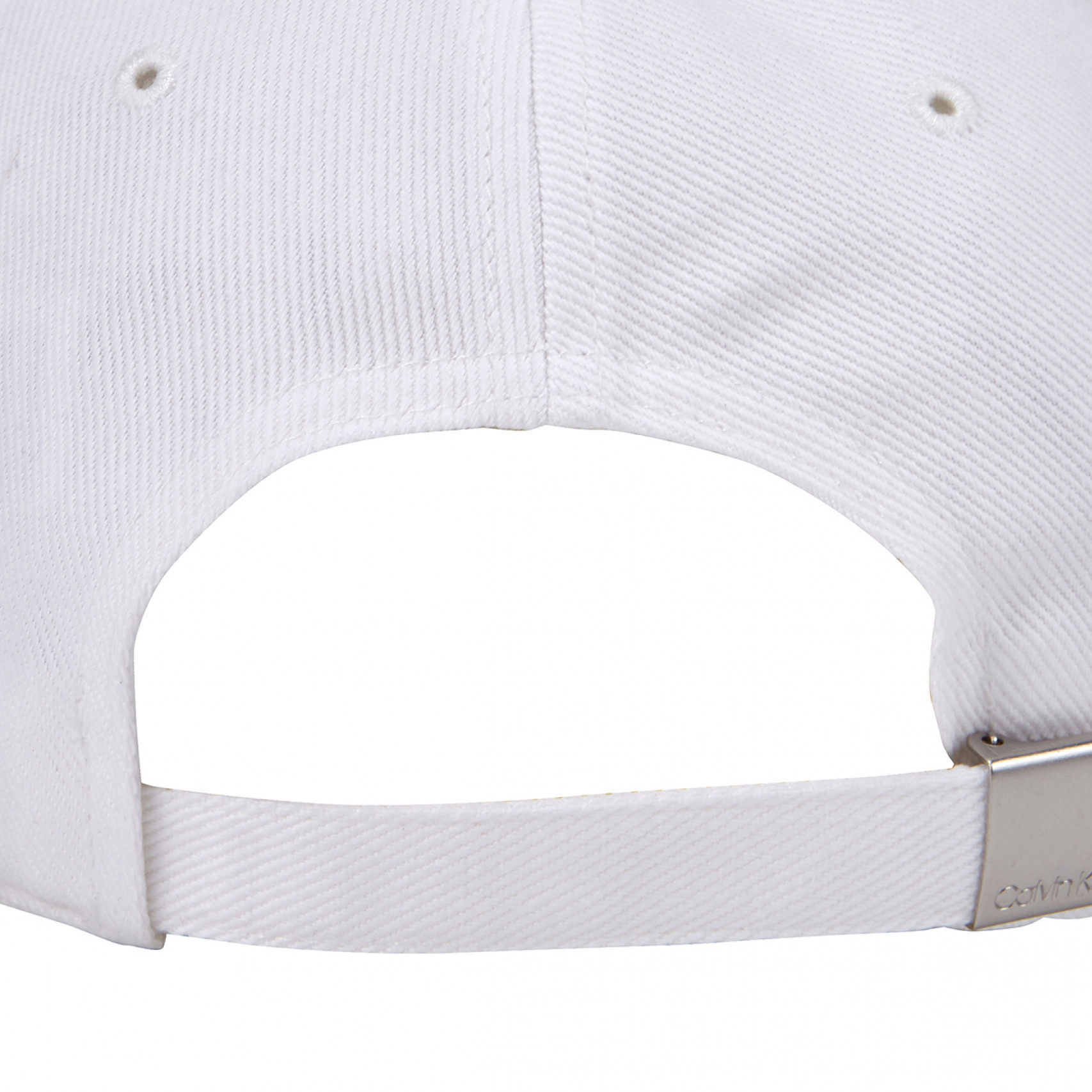 CKJ 모노그램 엠브로이더리 볼캡 화이트 / HX0263391