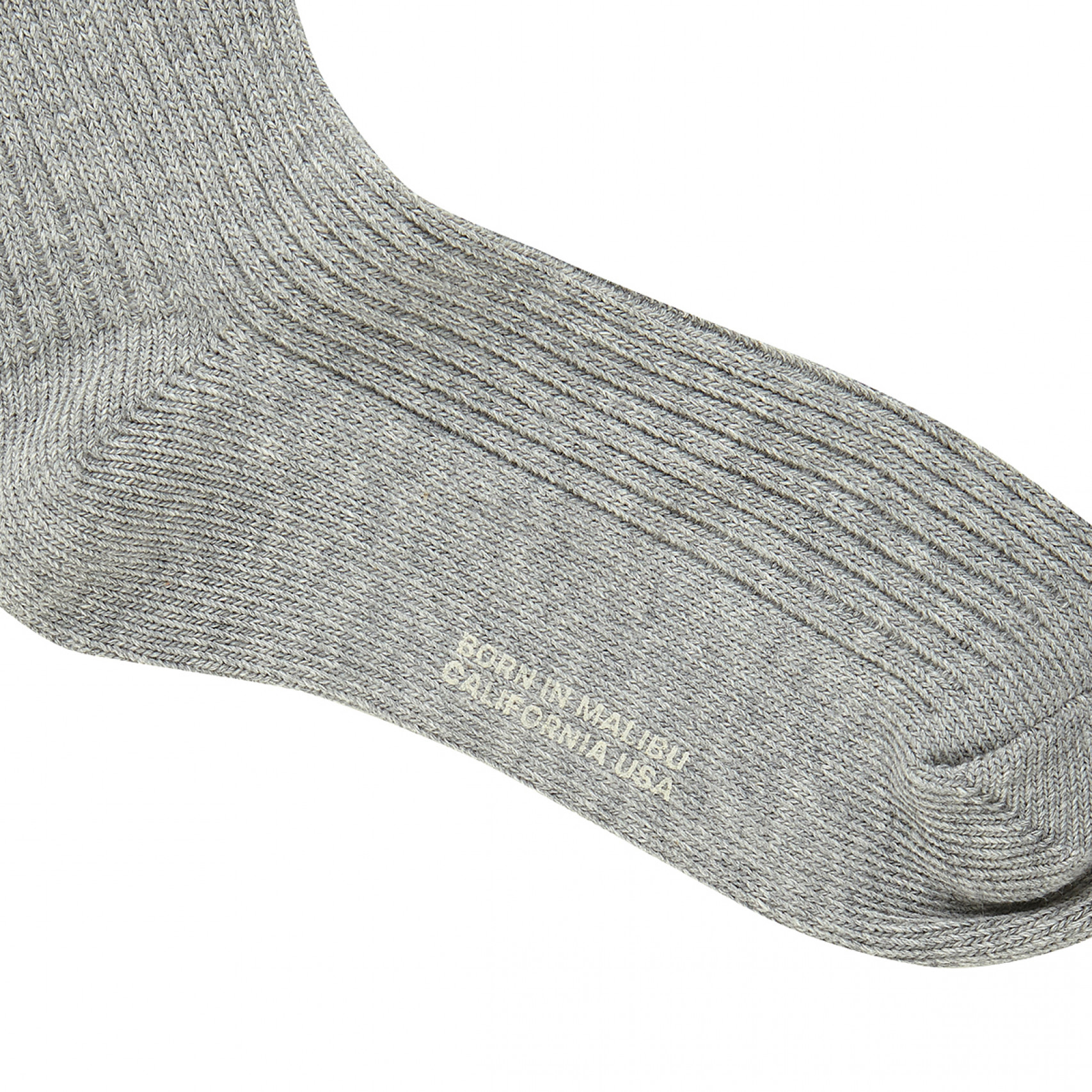 루즈핏 니트 콤비 레그워머 그레이 / FLOTEA3L06