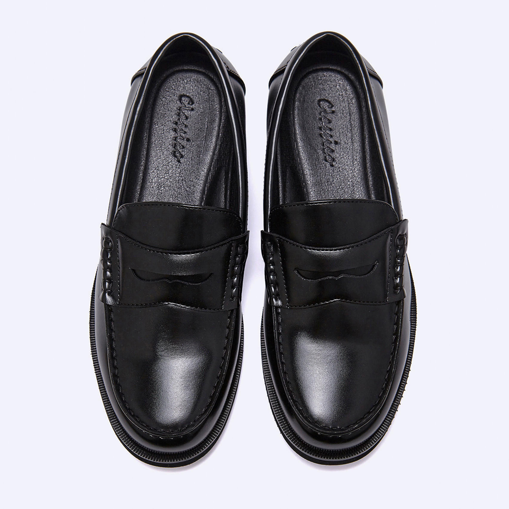 라이트 페니 로퍼 블랙 남성 / FLCCEA3M03