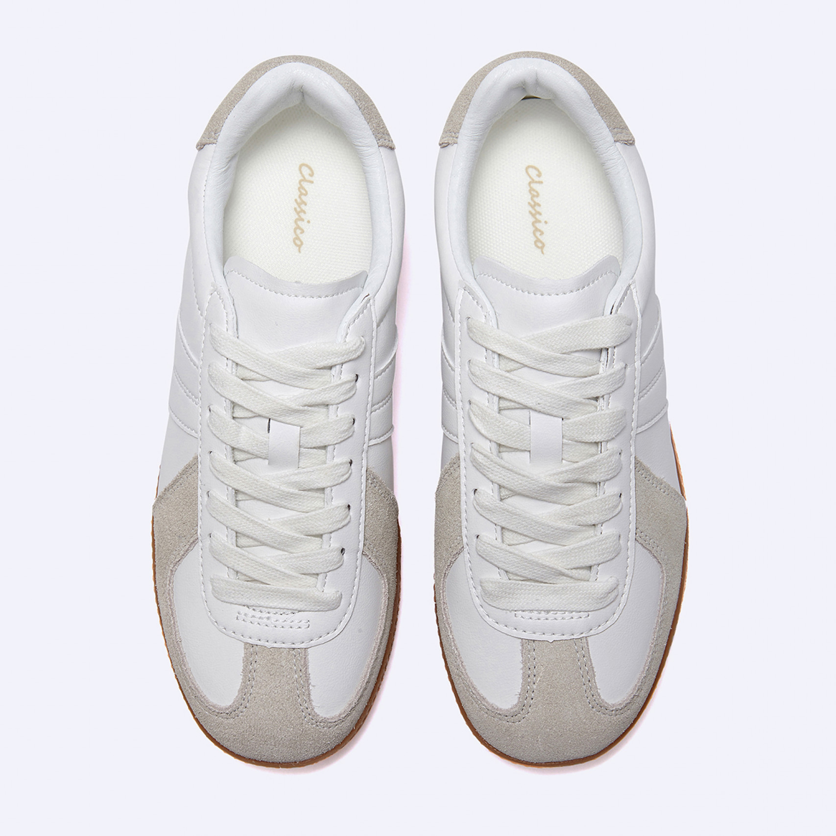 하이쿠션 밀리터리 독일군 스니커즈 아이보리 / FLCCEA3U11