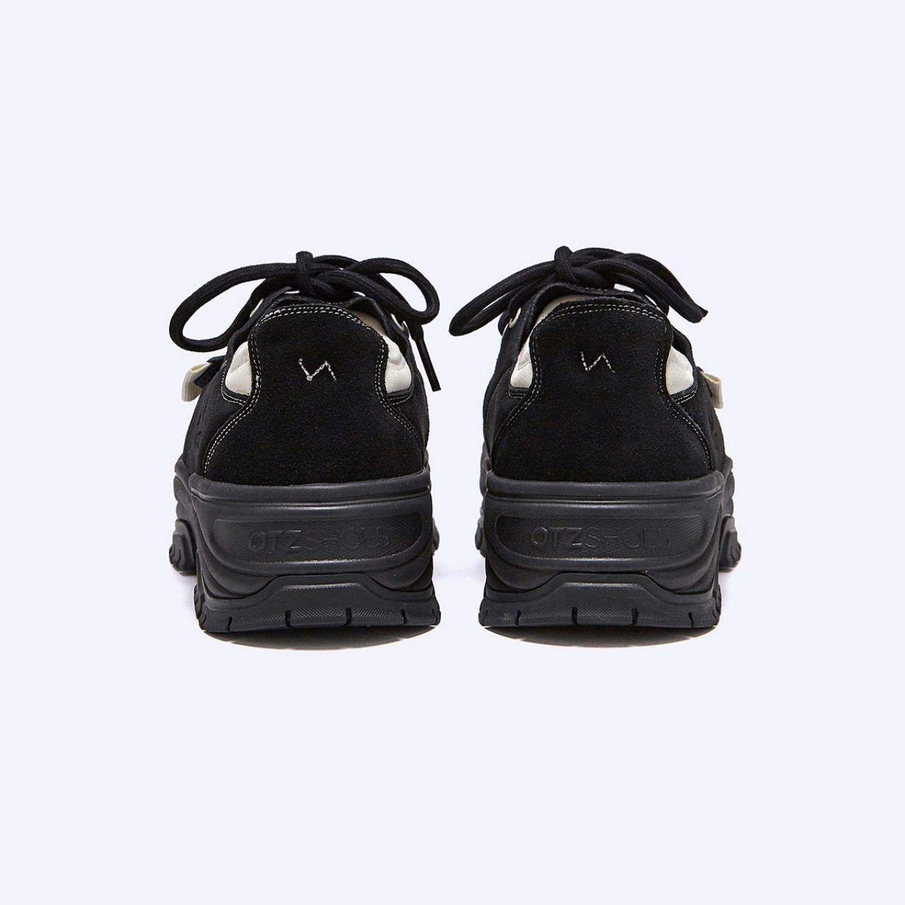 3300 하이 스웨이드 블랙 화이트 / FLOTEA0U35