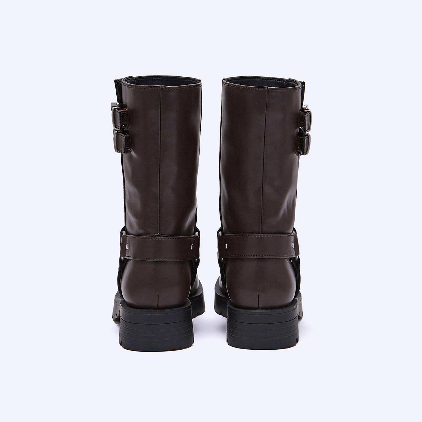 바이커 부츠 브라운 4cm / FLPREF3W09