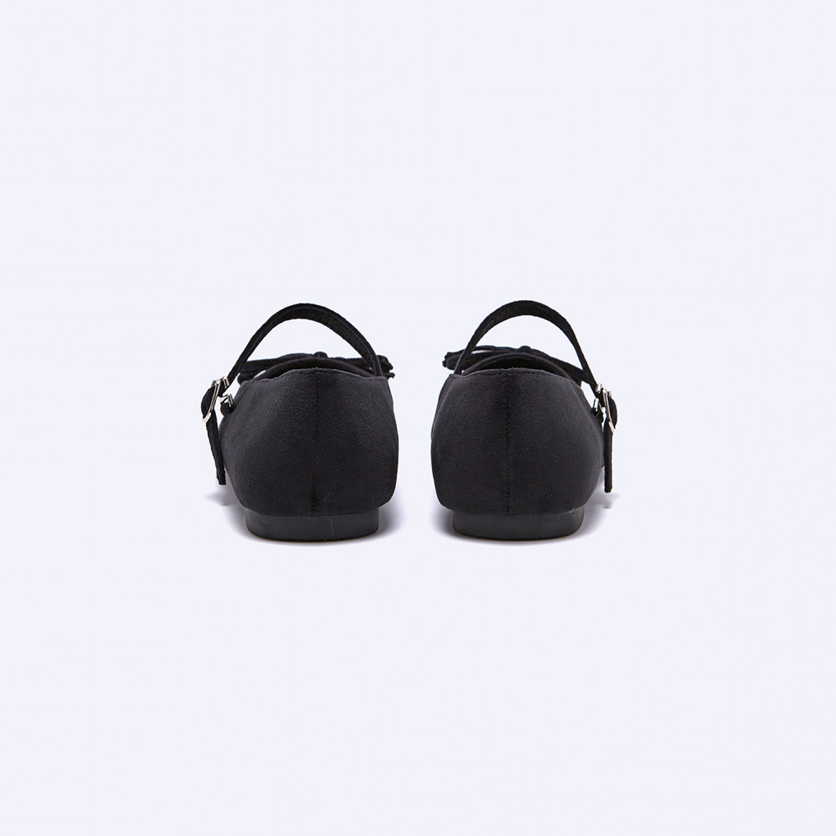 벨벳 메리제인슈즈 블랙 1cm / FLPREF3W01
