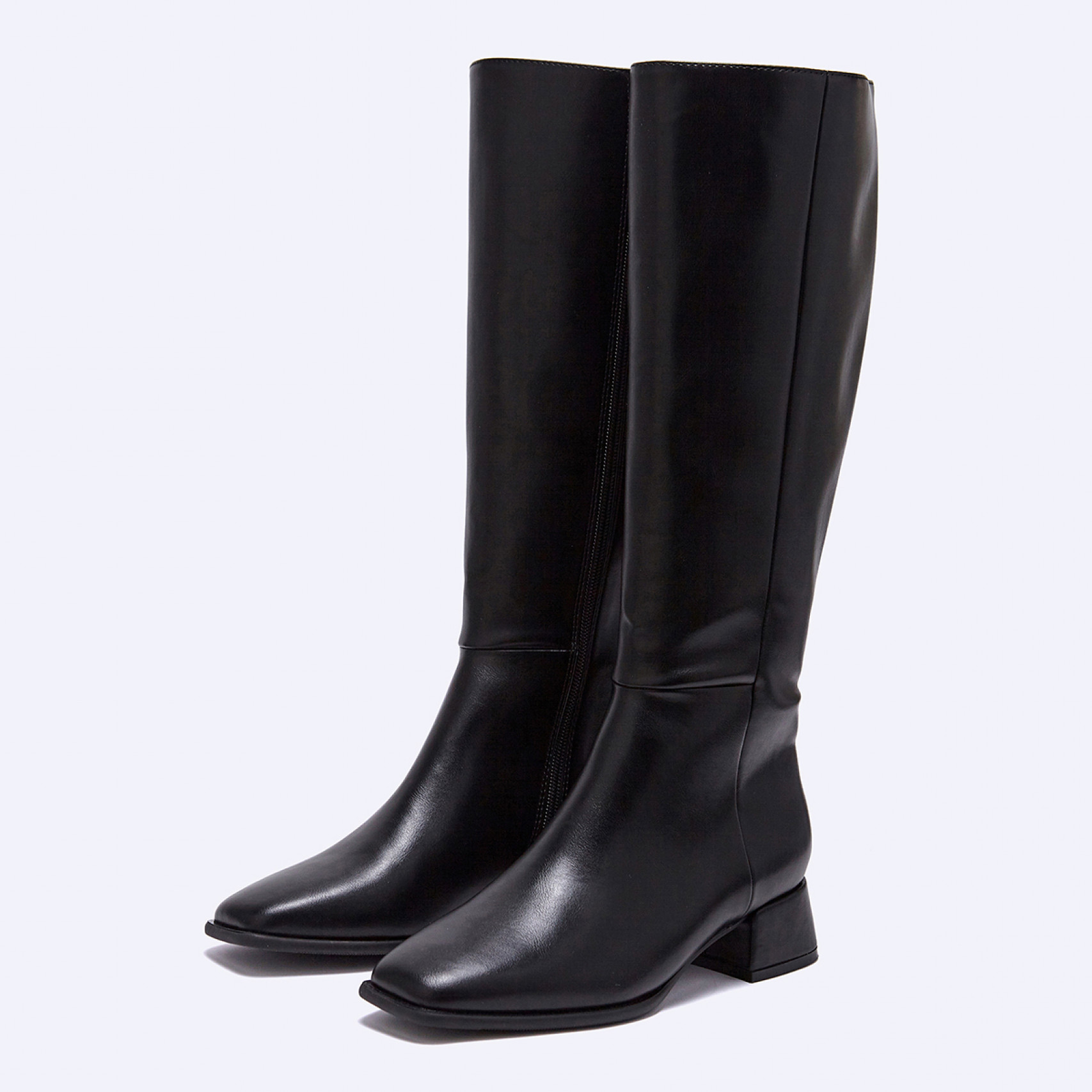 롱 부츠 블랙 4cm / FLPREF3W03