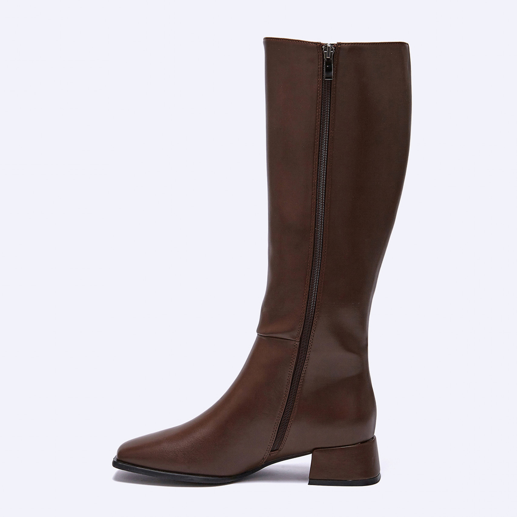 롱 부츠 브라운 4cm / FLPREF3W04