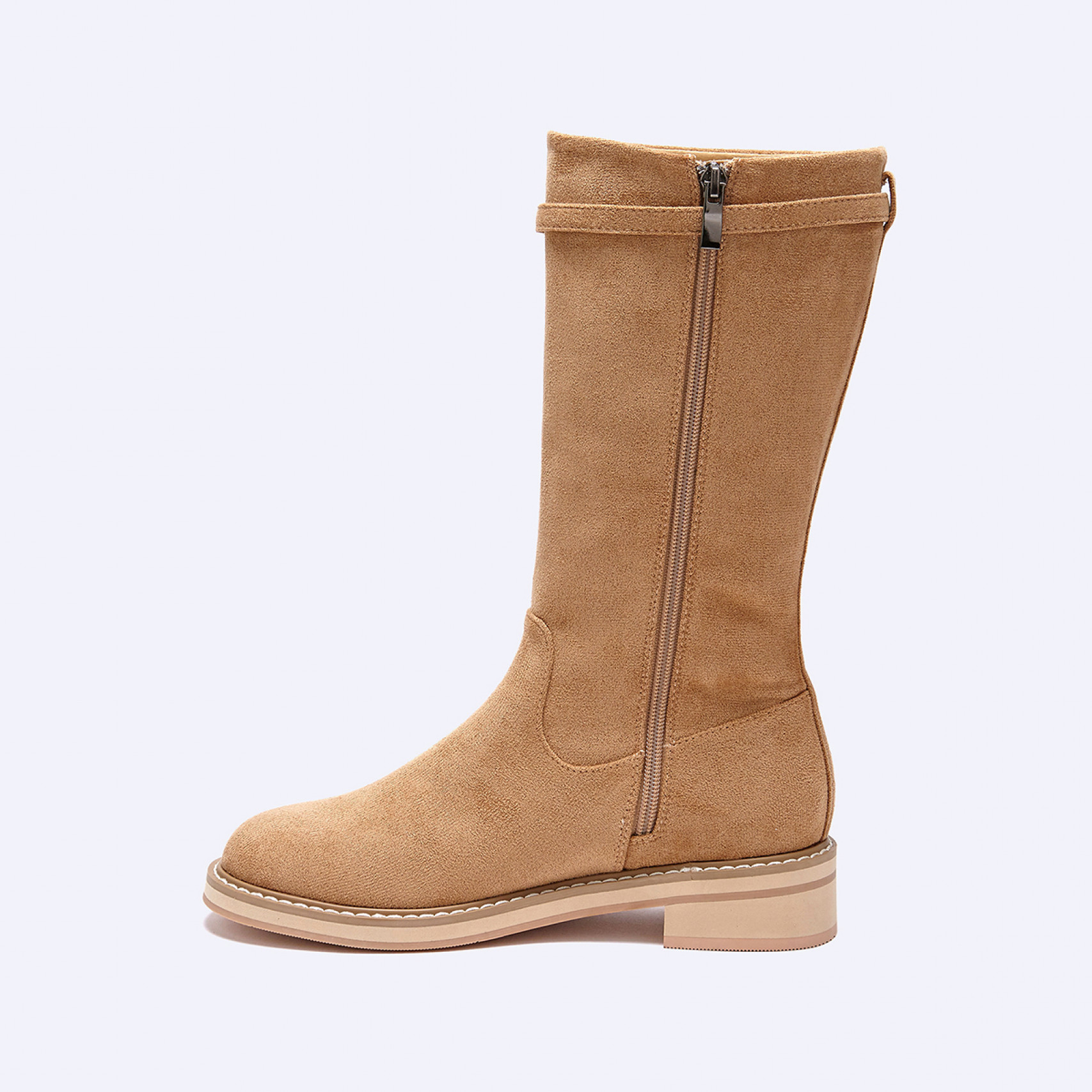 미들 부츠 베이지 4cm / FLPREF3W07