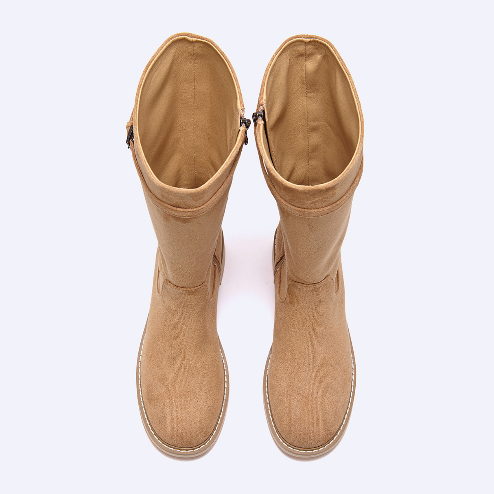 미들 부츠 베이지 4cm / FLPREF3W07