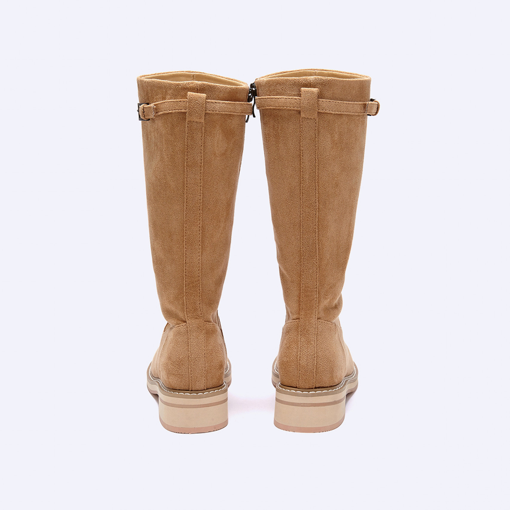 미들 부츠 베이지 4cm / FLPREF3W07