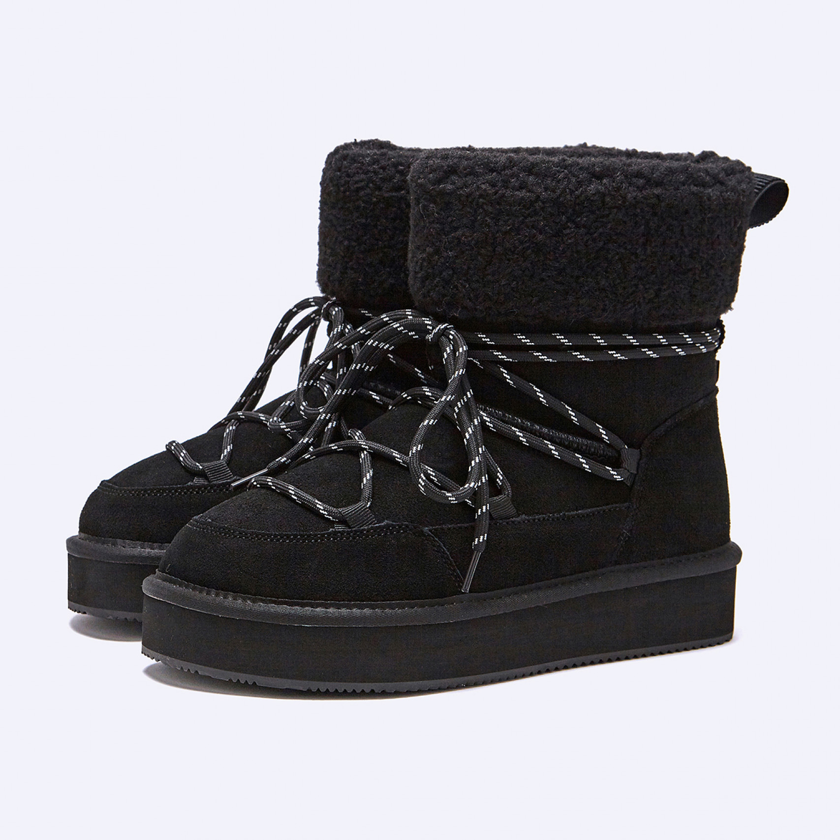 벌루니 스트링 부츠 블랙 / FLOTEF4W27