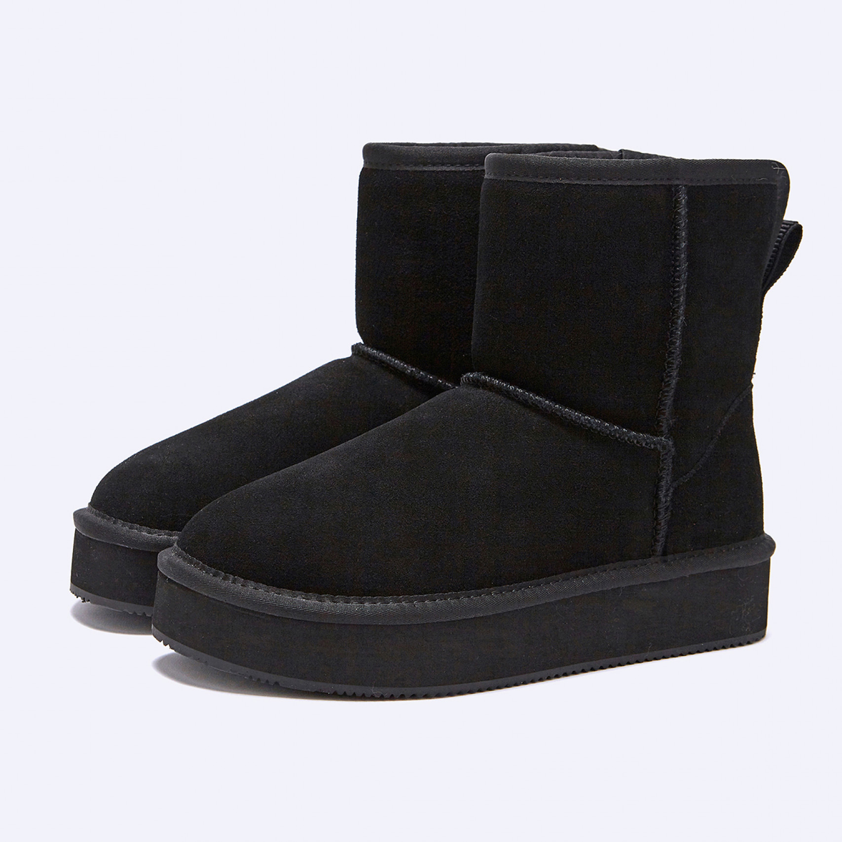 벌루니 플랫폼 숏 블랙 / FLOTEF4W12