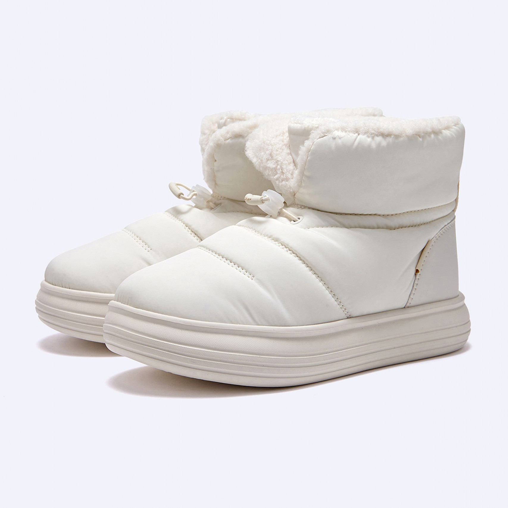 머피스 패딩 숏 부츠 아이보리 / FLOTEF4W31