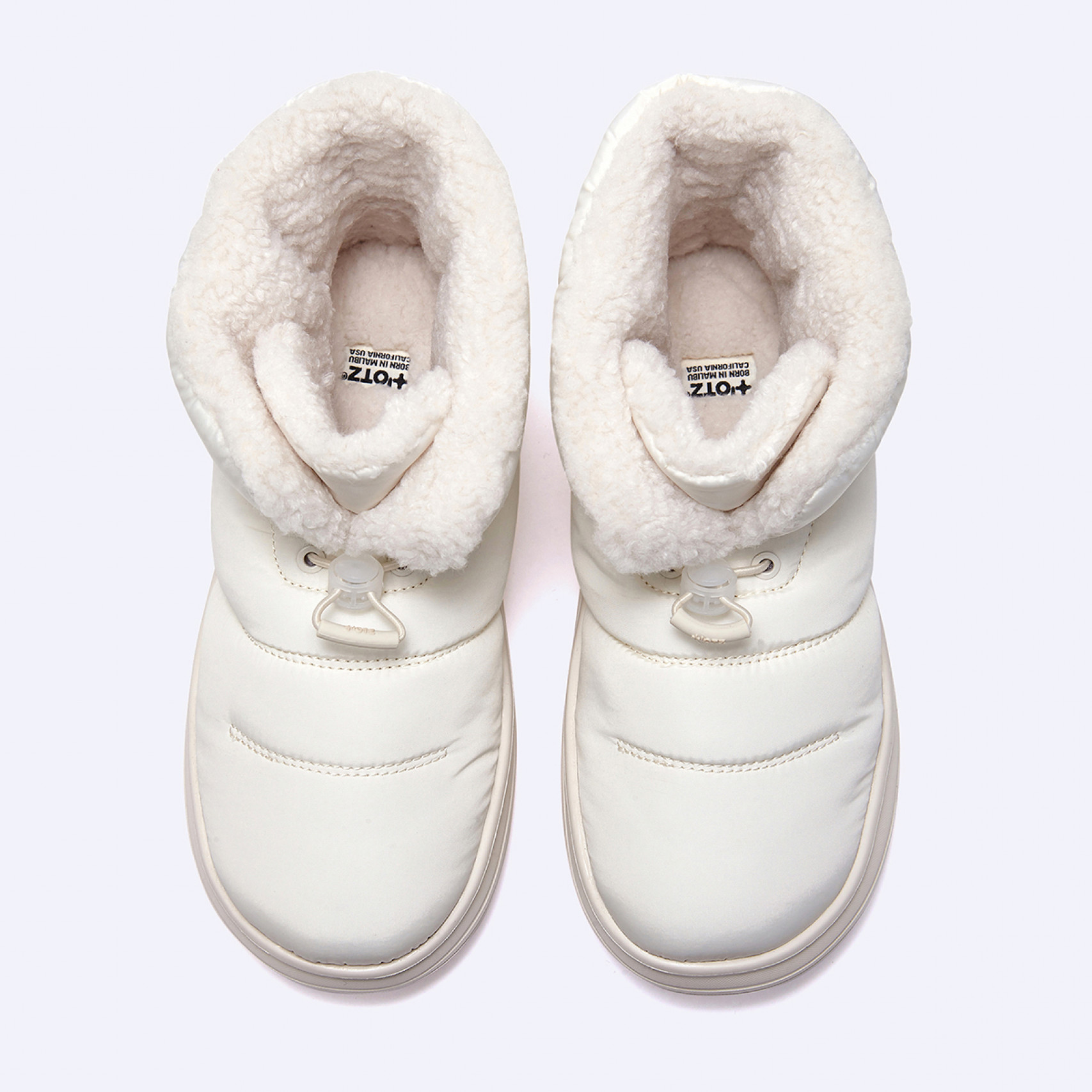 머피스 패딩 숏 부츠 아이보리 / FLOTEF4W31