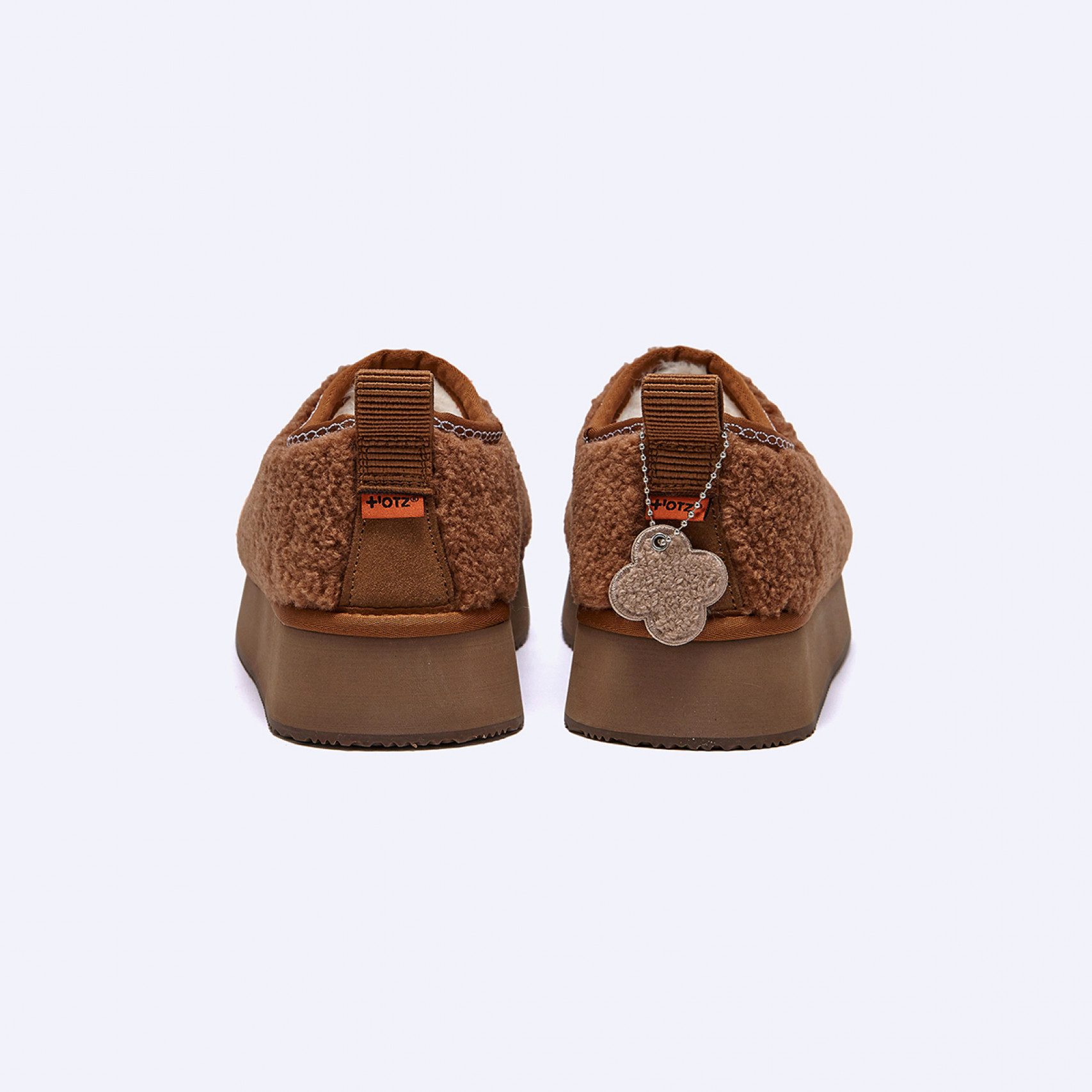 벌루니 플랫폼 클로그 퍼 카멜 / FLOTEF4W18