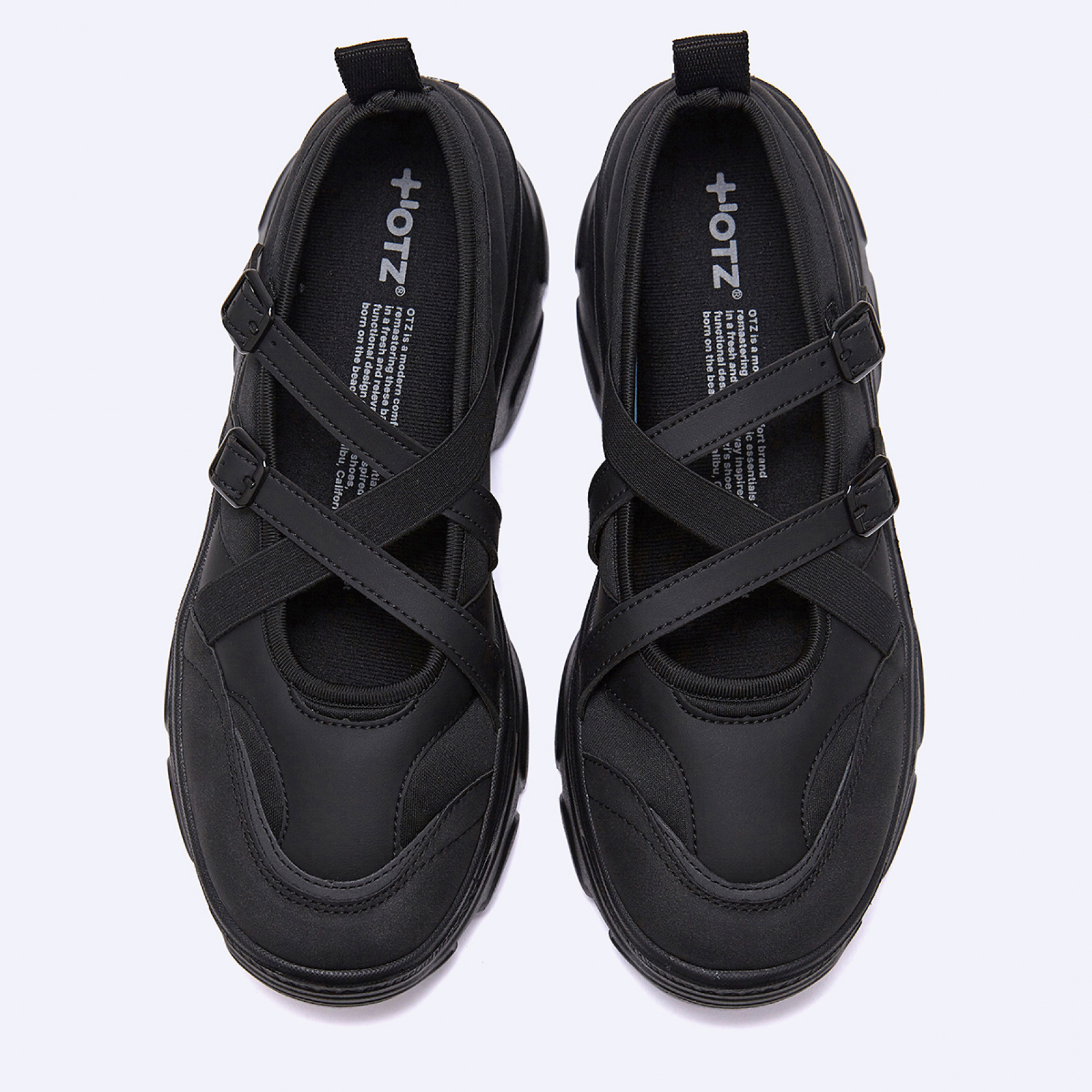 로미타 플랫폼 밴딩 메리제인슈즈 블랙 / FLOTEA3W32