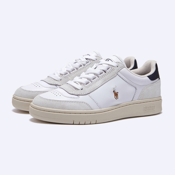 ★ラルフ ローレン★CRT SPT★Sneakers White Polo Ralph Lauren CRT SPT 스니커즈 화이트 , 809937849001