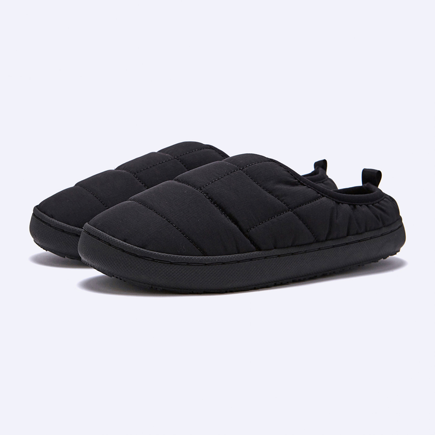 크레미니 미니 패딩 슬리퍼 블랙 / FLFDEF4U01