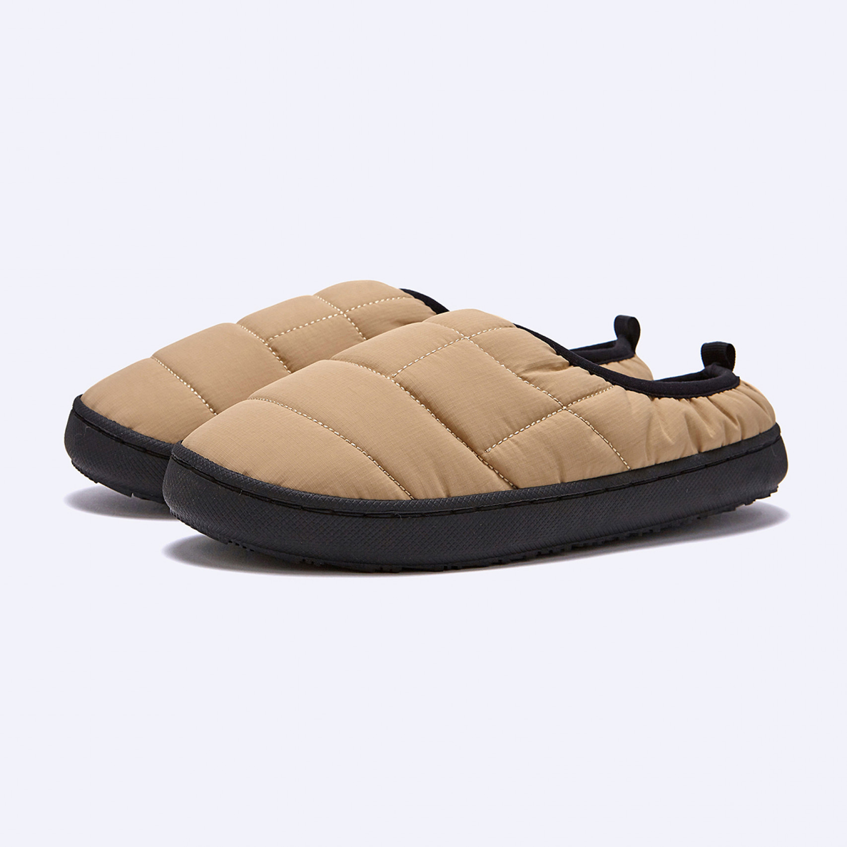 크레미니 패딩 슬리퍼 베이지 / FLFDEF4U02