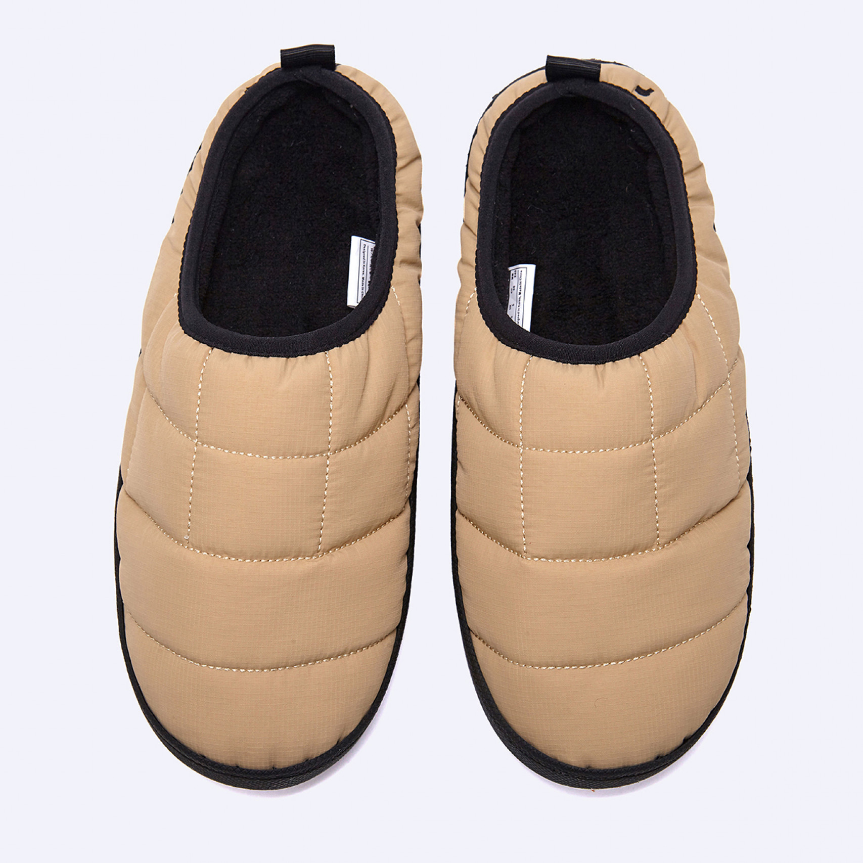 크레미니 패딩 슬리퍼 베이지 / FLFDEF4U02