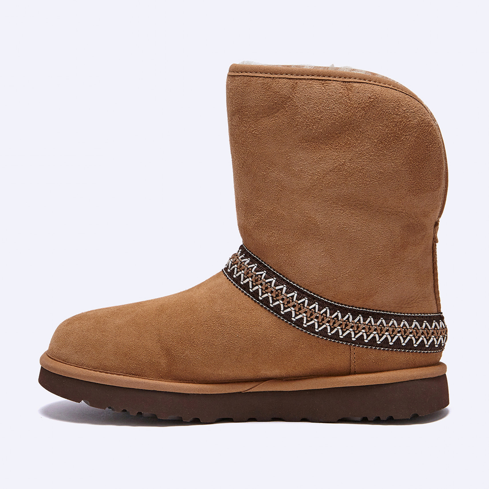 클래식 숏 크리센트 체스트넛 여성 / 1161770-CHE