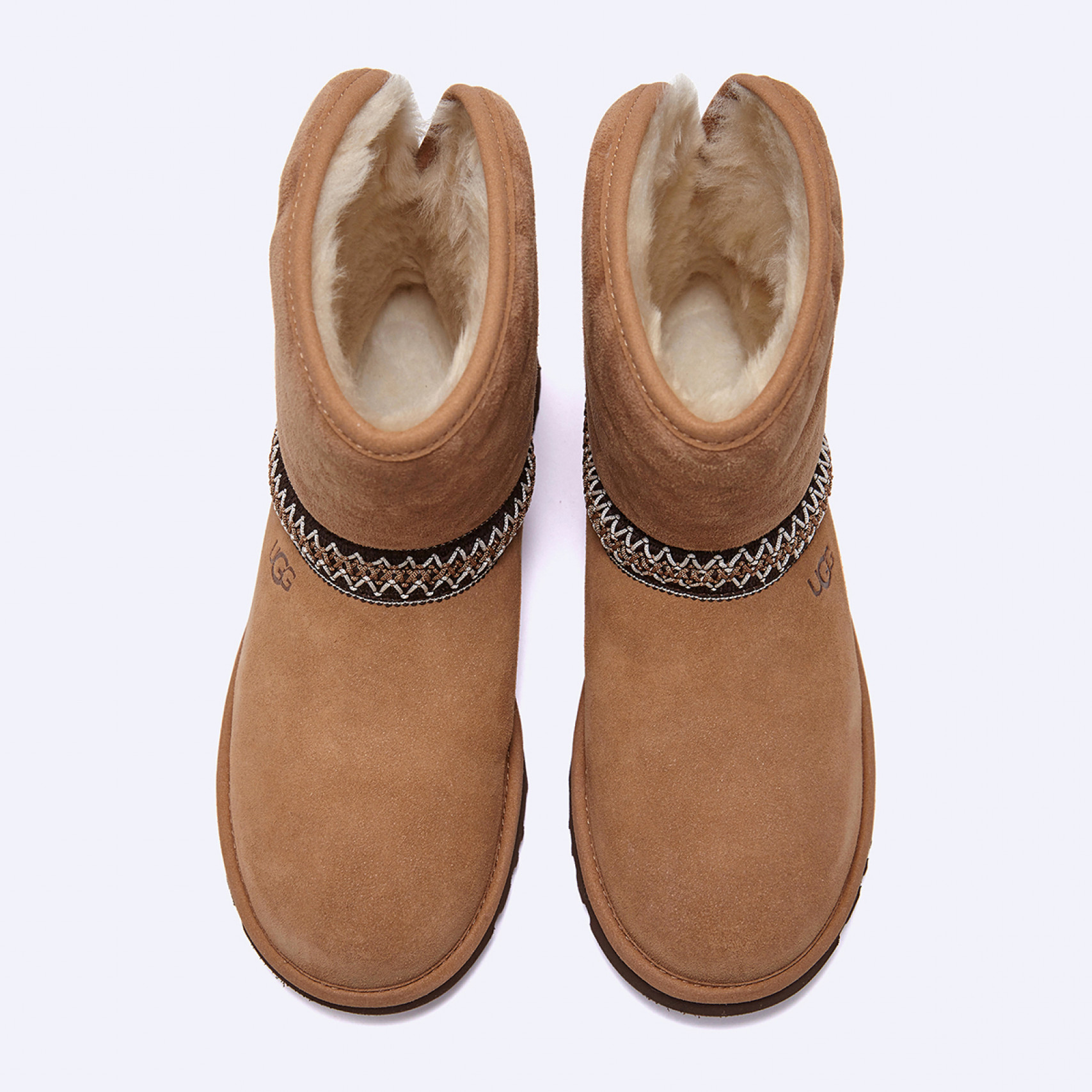 클래식 숏 크리센트 체스트넛 여성 / 1161770-CHE