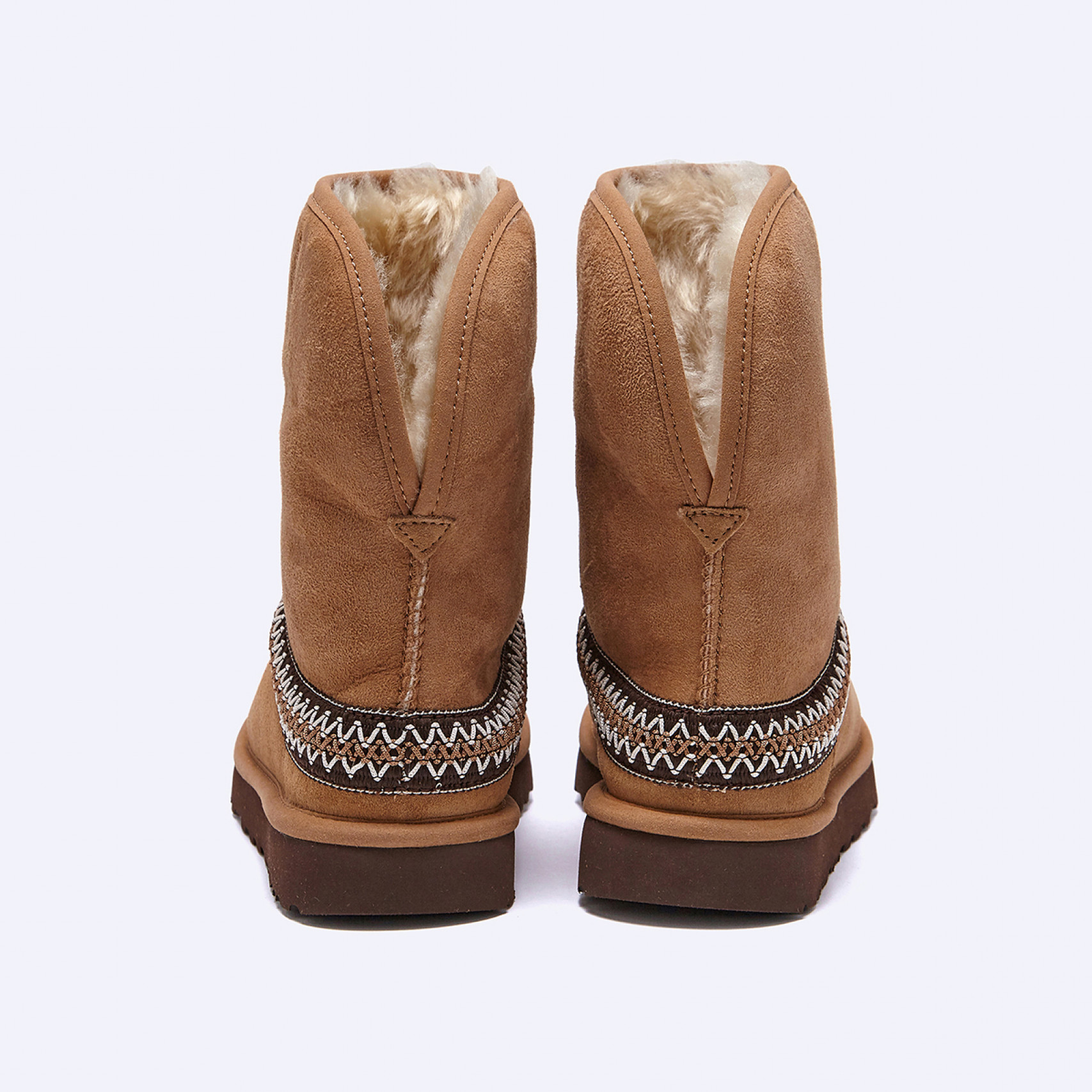 클래식 숏 크리센트 체스트넛 여성 / 1161770-CHE