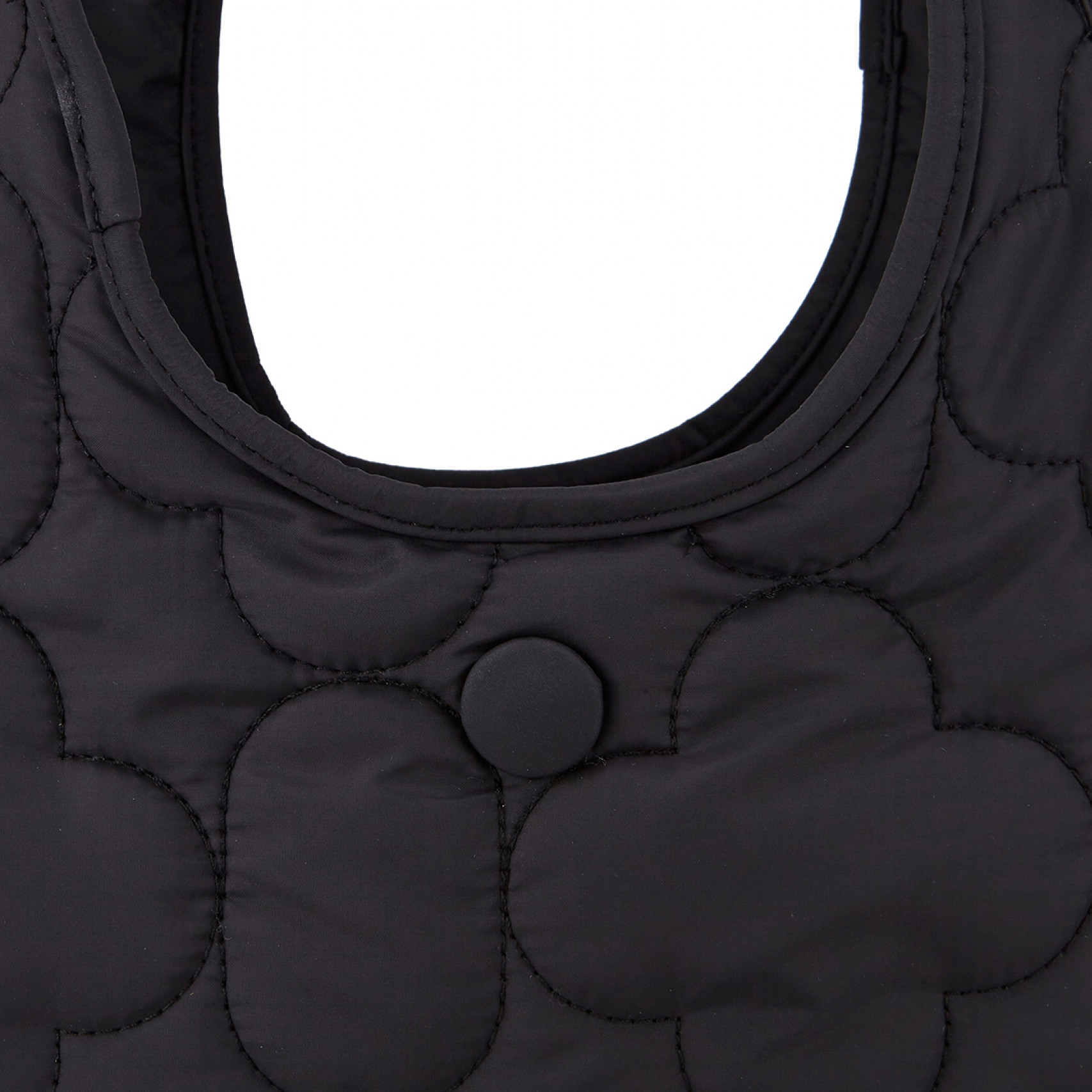 패딩 퀄티드 숄더백 블랙 / FLOTEF4B14