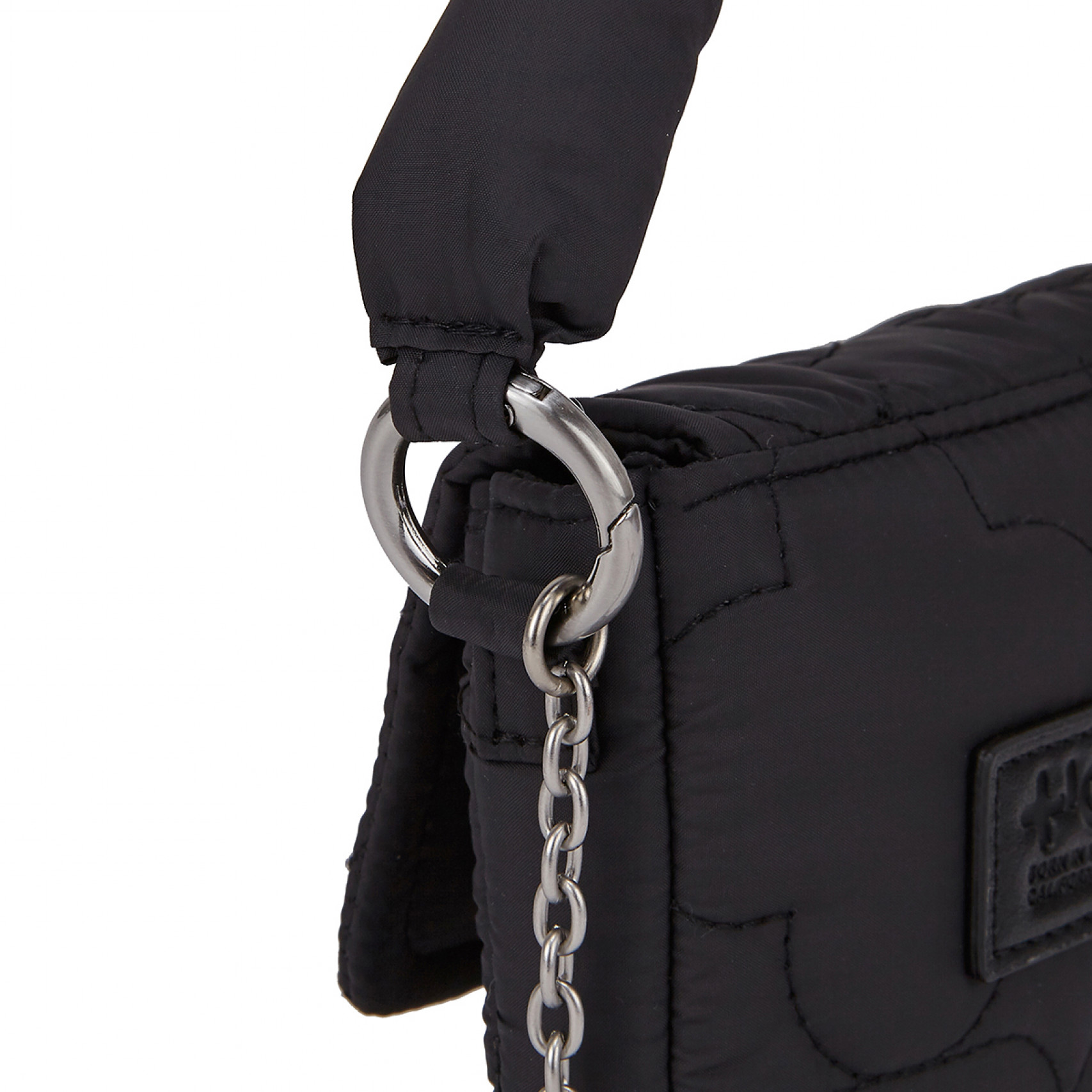 패딩 퀄티드 마이크로 미니백 블랙 / FLOTEF4B15