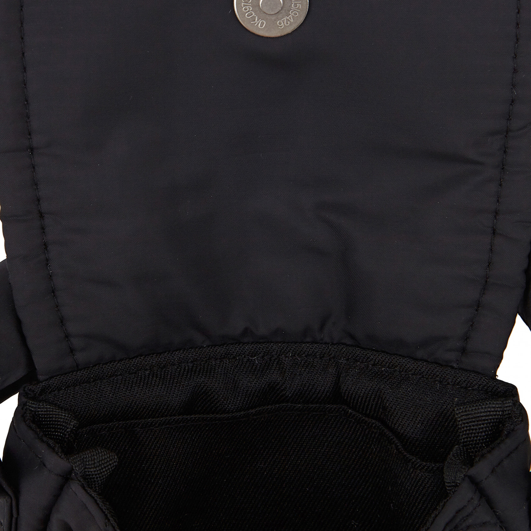 패딩 퀄티드 마이크로 미니백 블랙 / FLOTEF4B15