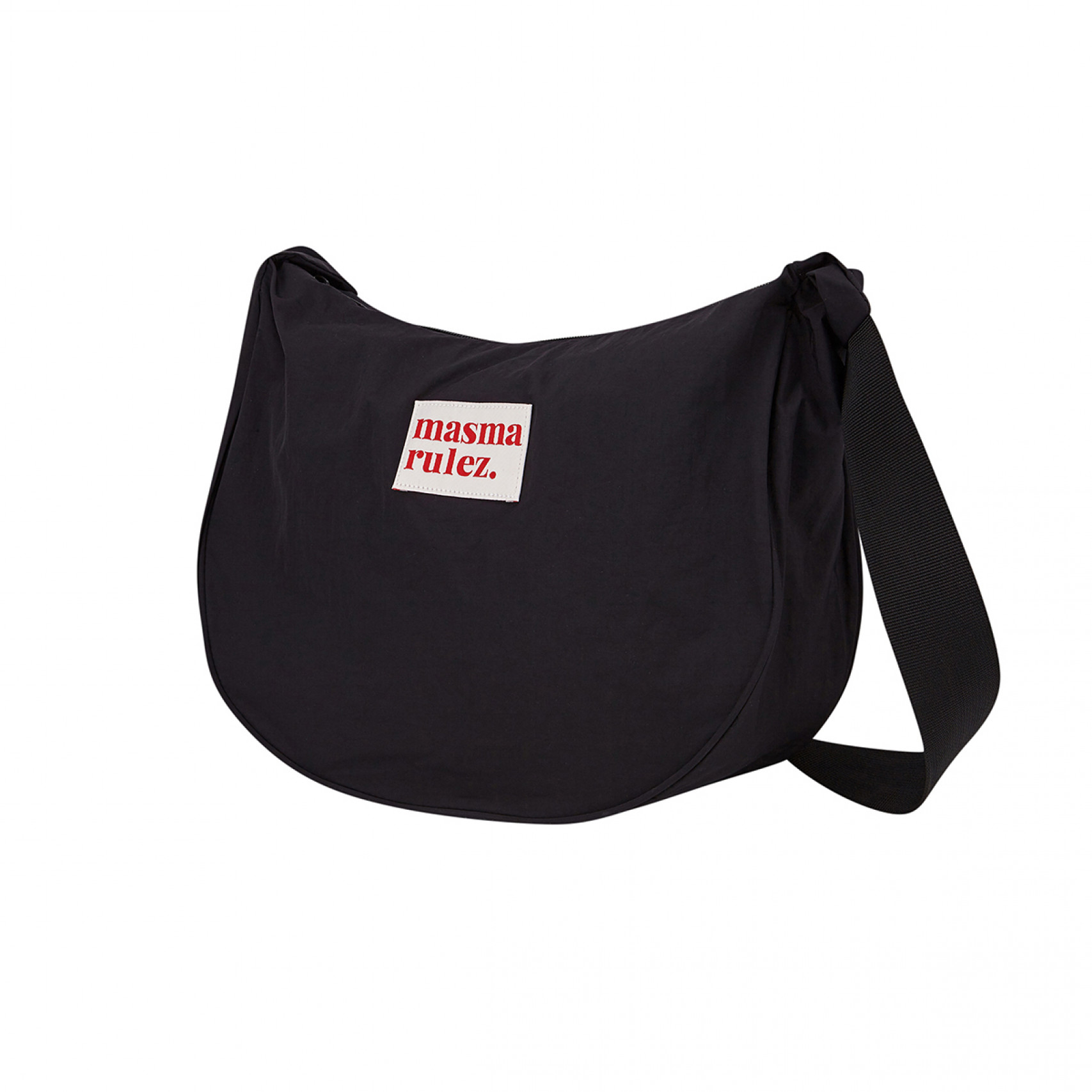 Halfmoon cross bag Black