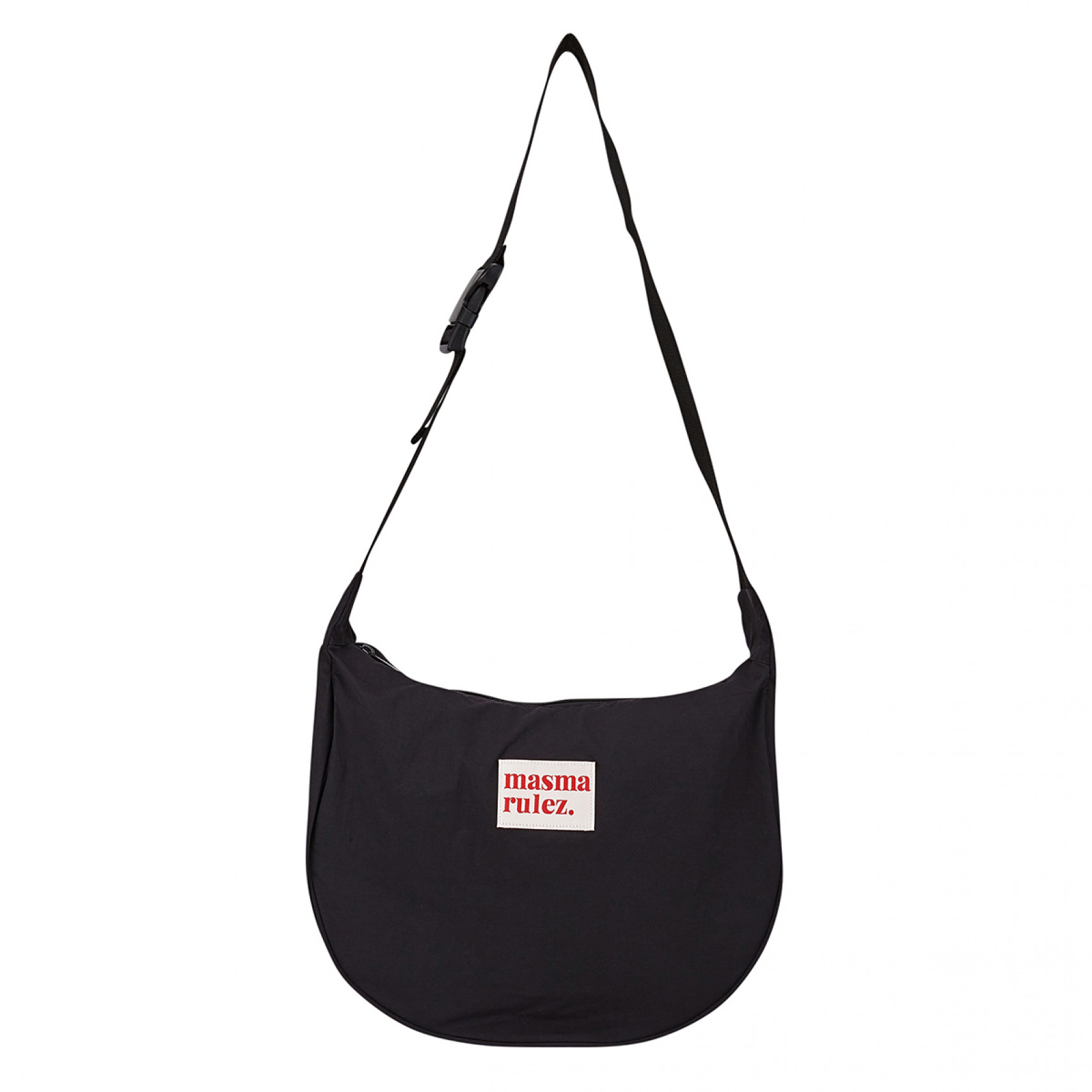 Halfmoon cross bag Black