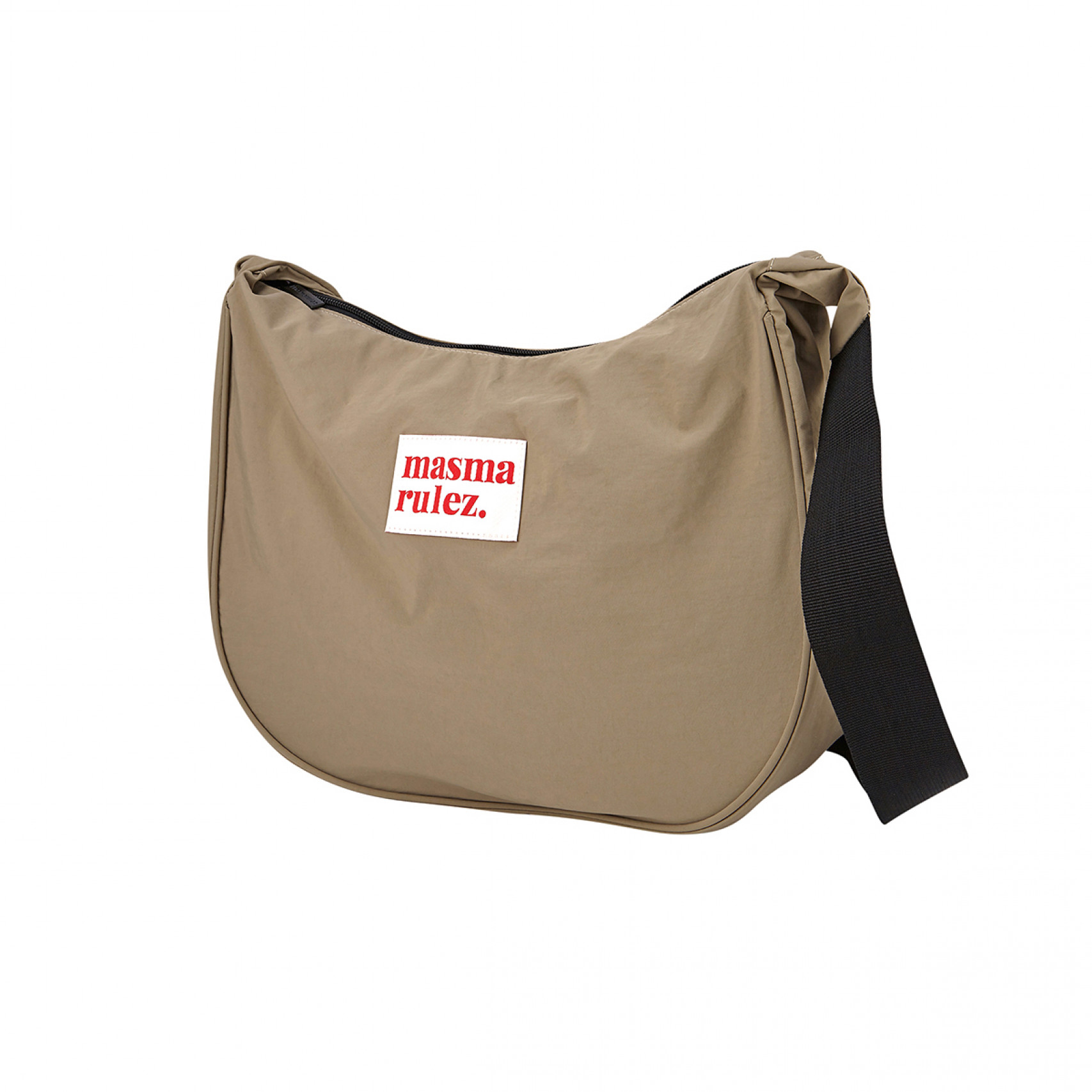 Halfmoon cross bag Beige