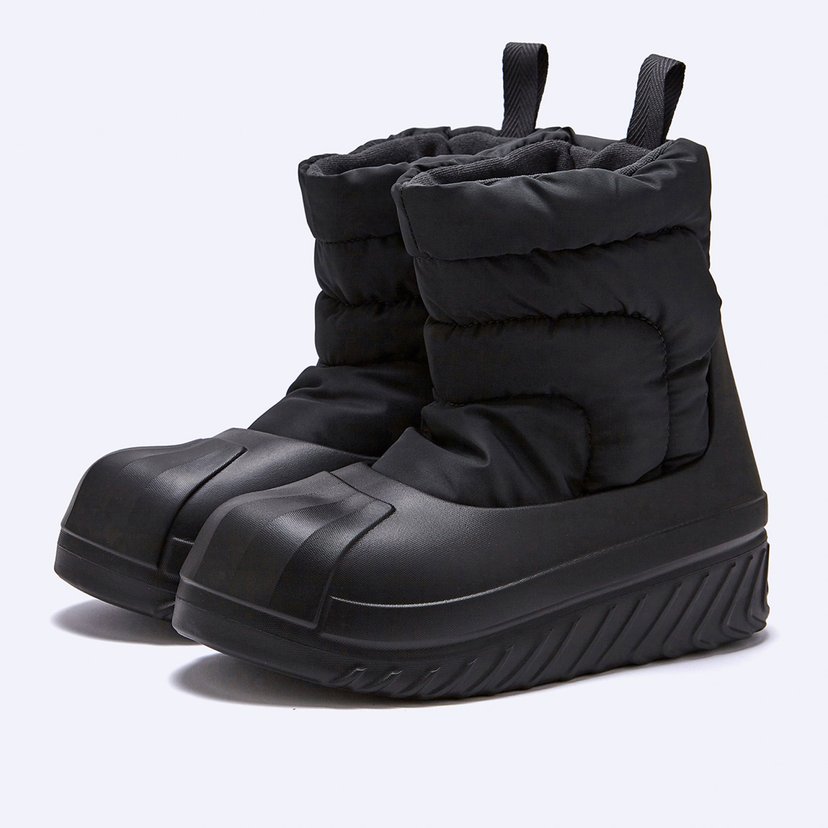 아디폼 슈퍼스타 윈터 부츠 블랙 / IG4215