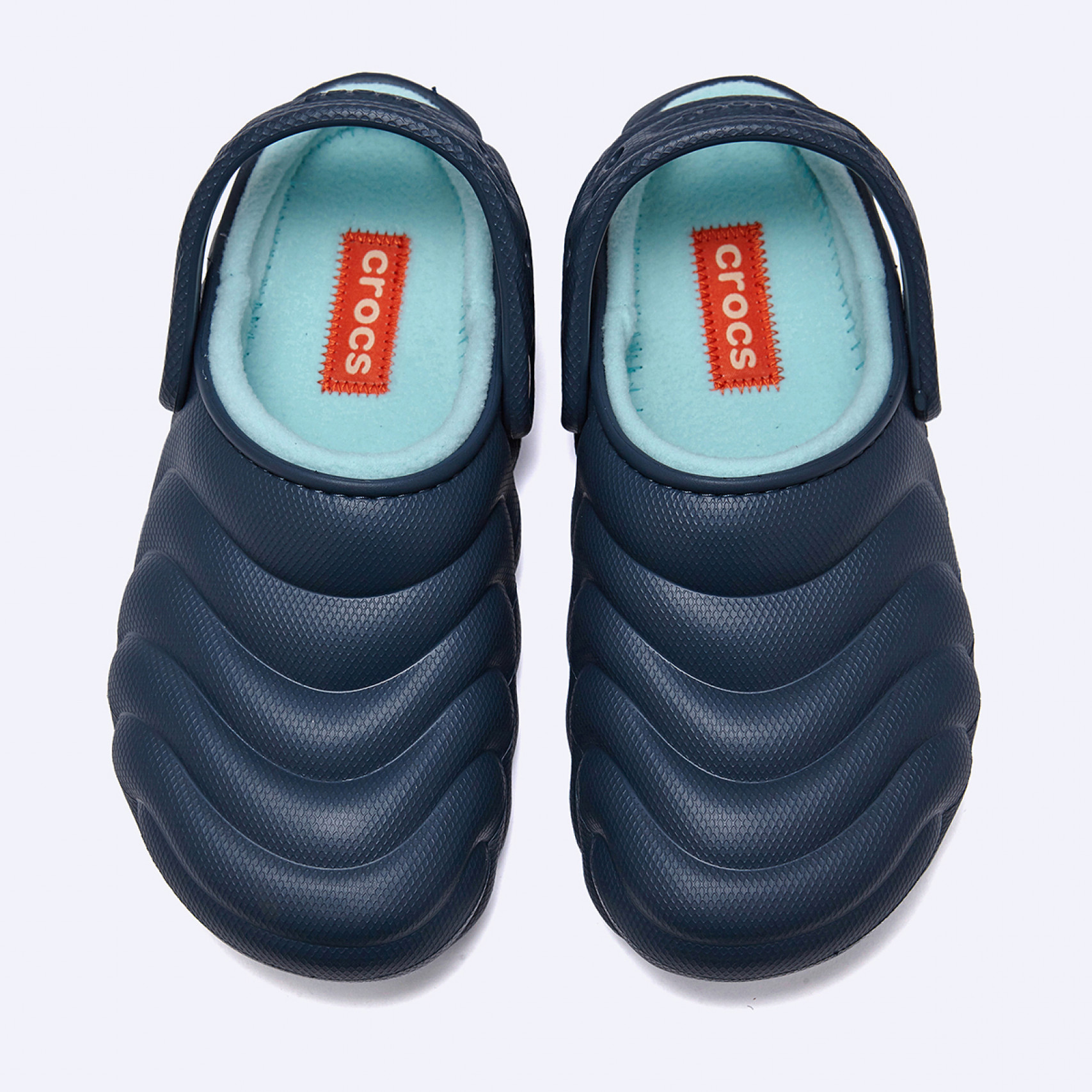 클래식 라인드 오버퍼프 클로그 네이비 / 210059-48I