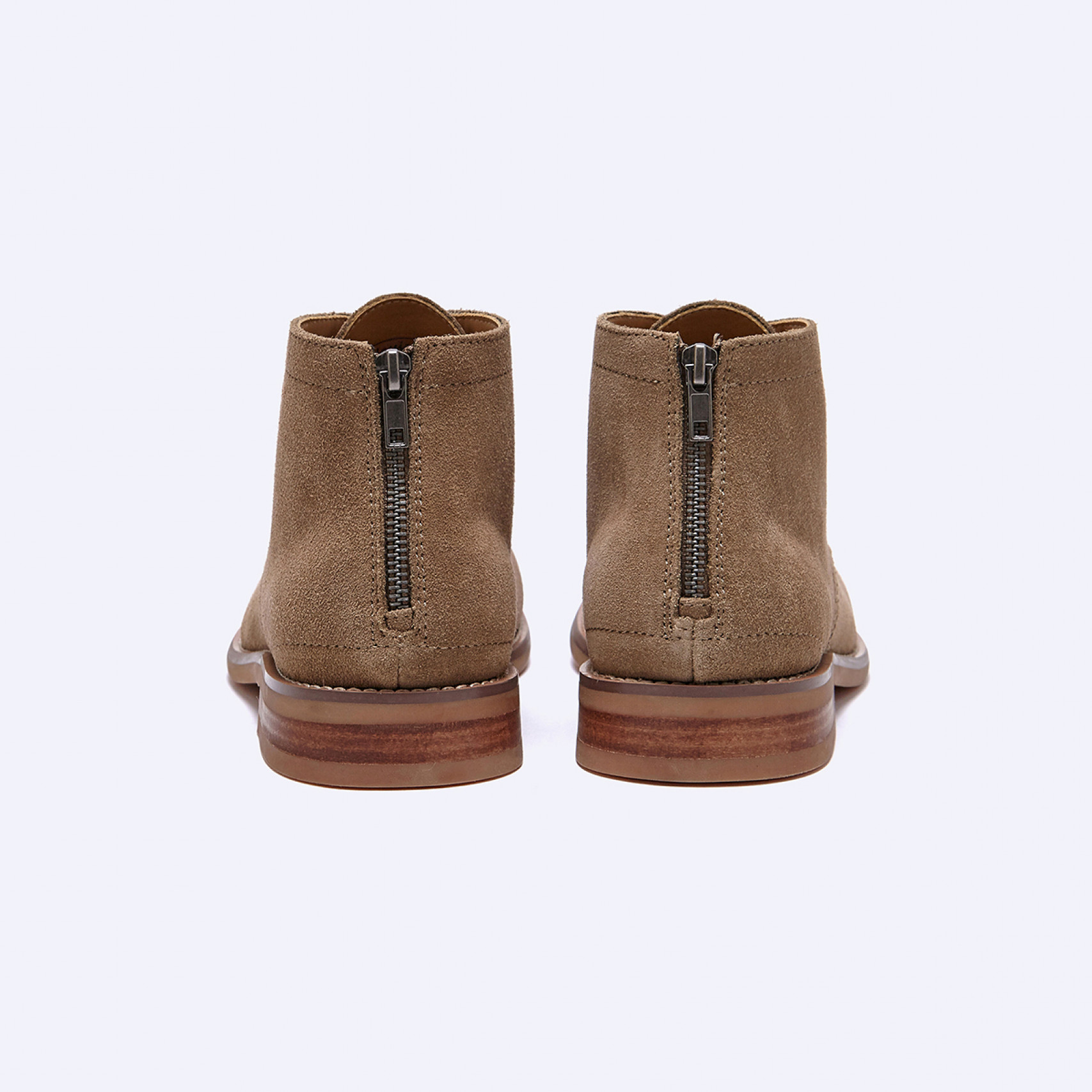 소가죽 3cm 네이선 서비스 부츠 데저트 베이지 남성 / FLCCFA3M04