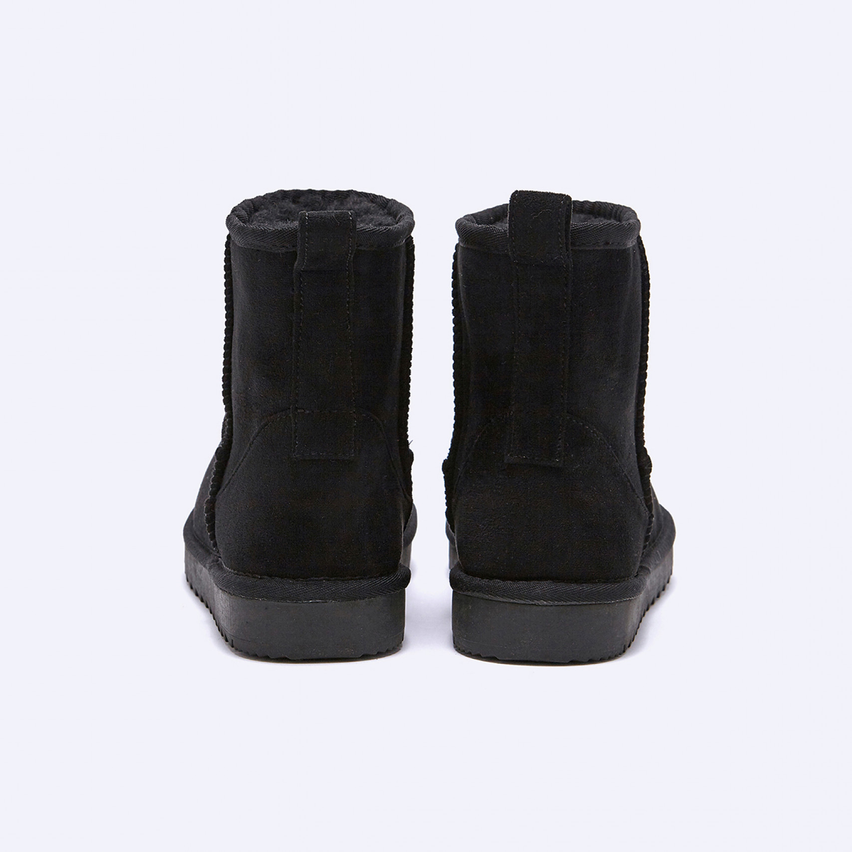 시어링 미니 부츠 블랙 / FLFDEF4U17