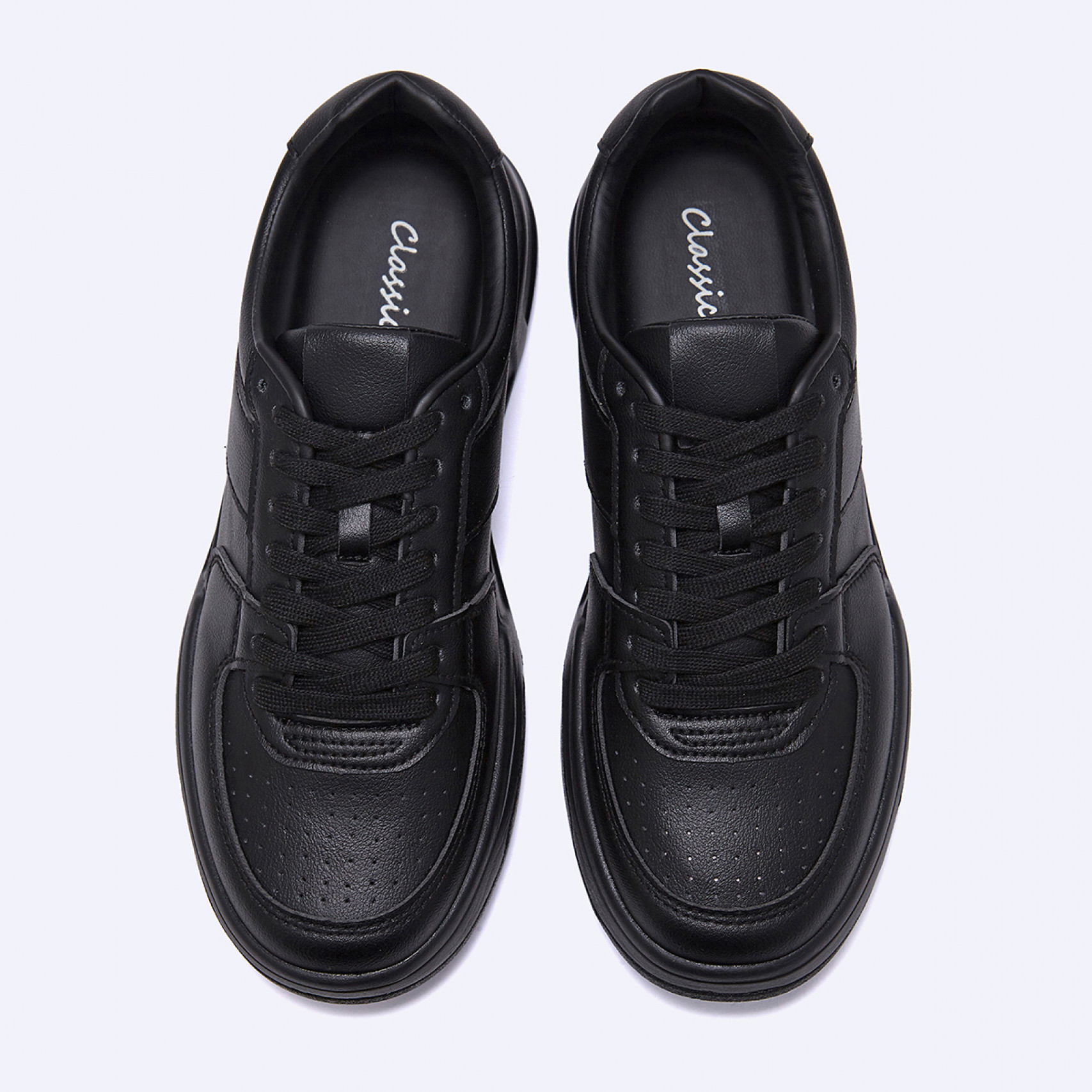 글라이드 코트 스니커즈 블랙 / FLCCEA3U09