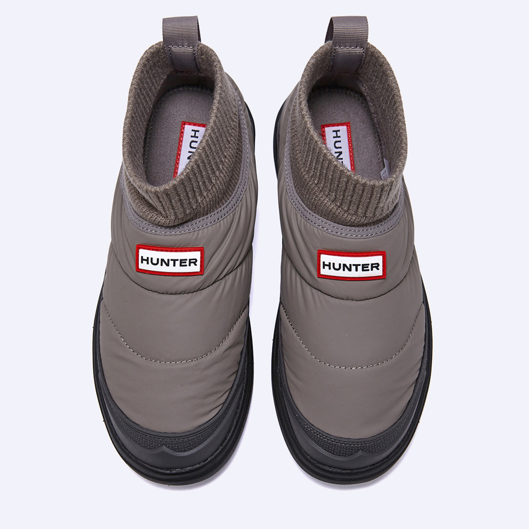 인/아웃 푸퍼 니트 커프 부츠 다크 그레이 / WFF2265RENBNB