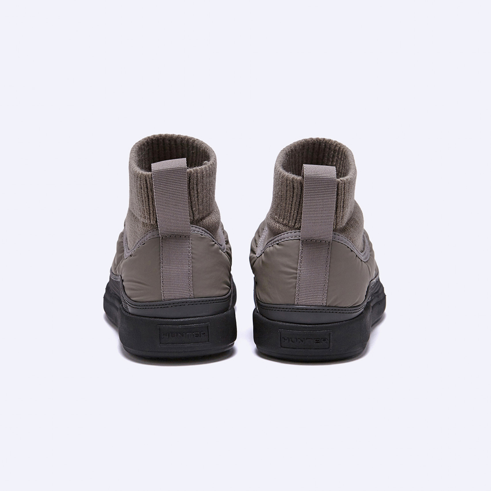 인/아웃 푸퍼 니트 커프 부츠 다크 그레이 / WFF2265RENBNB