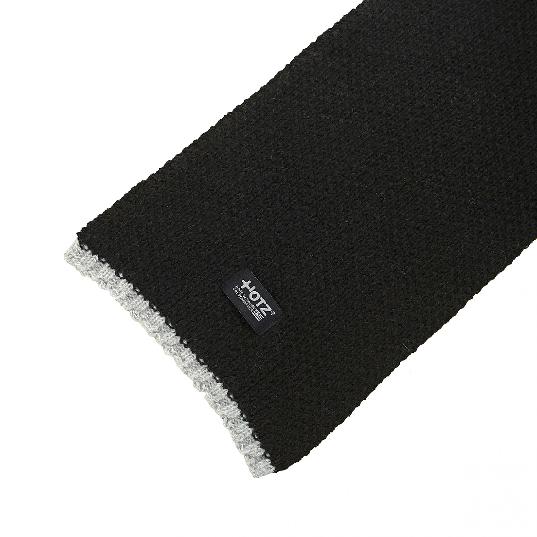 선데일 니트 머플러 블랙 / FLOTEF4A19