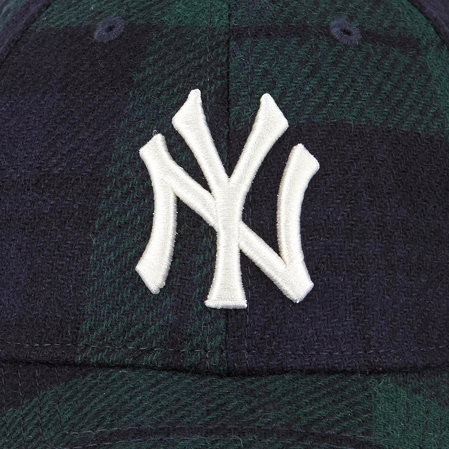 MLB 트위드 체크 네이비 / 14440855