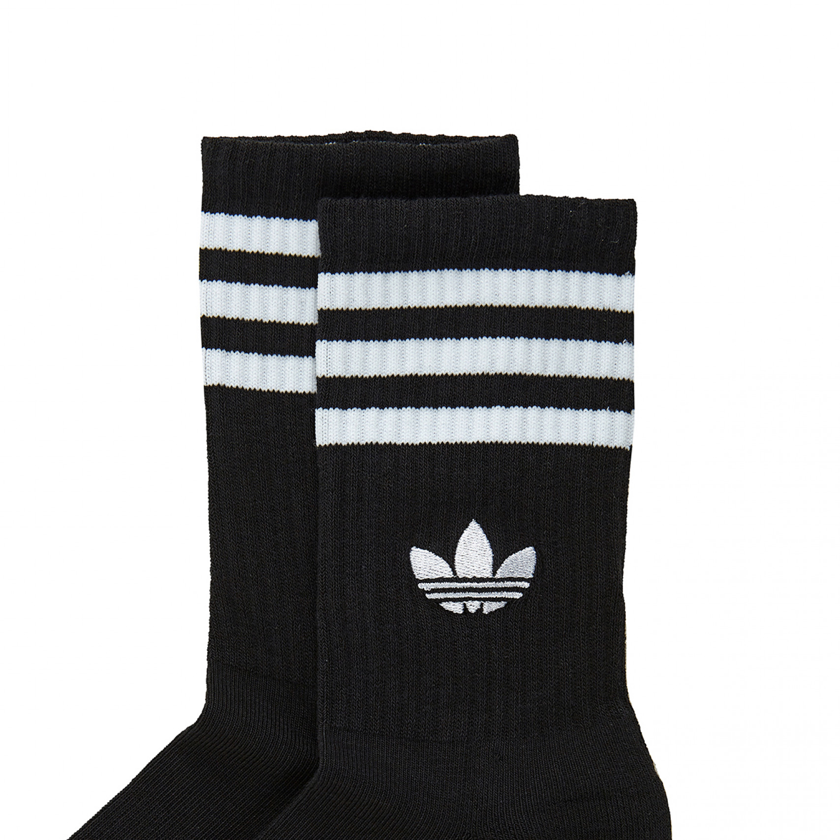 쿠션드 크루 삭스 3P 블랙/ JP1276